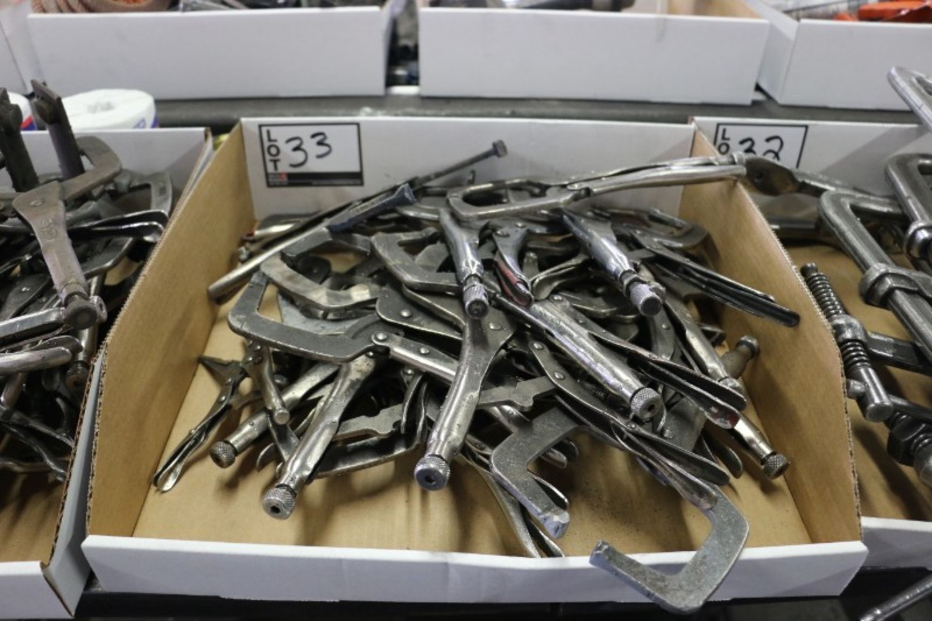 Assorted Vise Grip Clamps