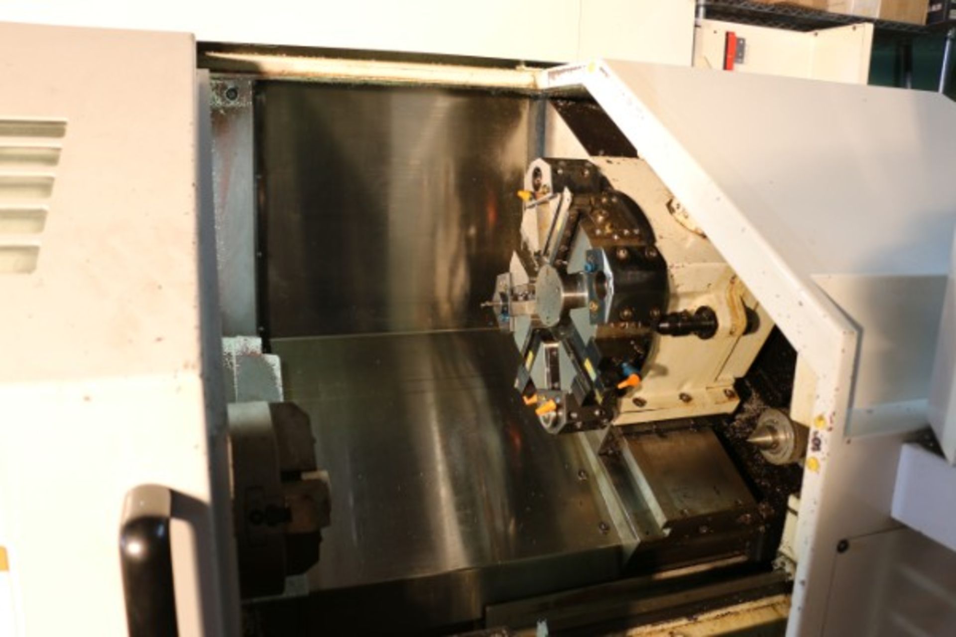 OKUMA ES-L8 2-AXIS CNC TURNING CENTER, OKUMA OSP U-10L CONTROL S/N C1211, 1,464 Cut Hours, New 2004 - Image 6 of 9