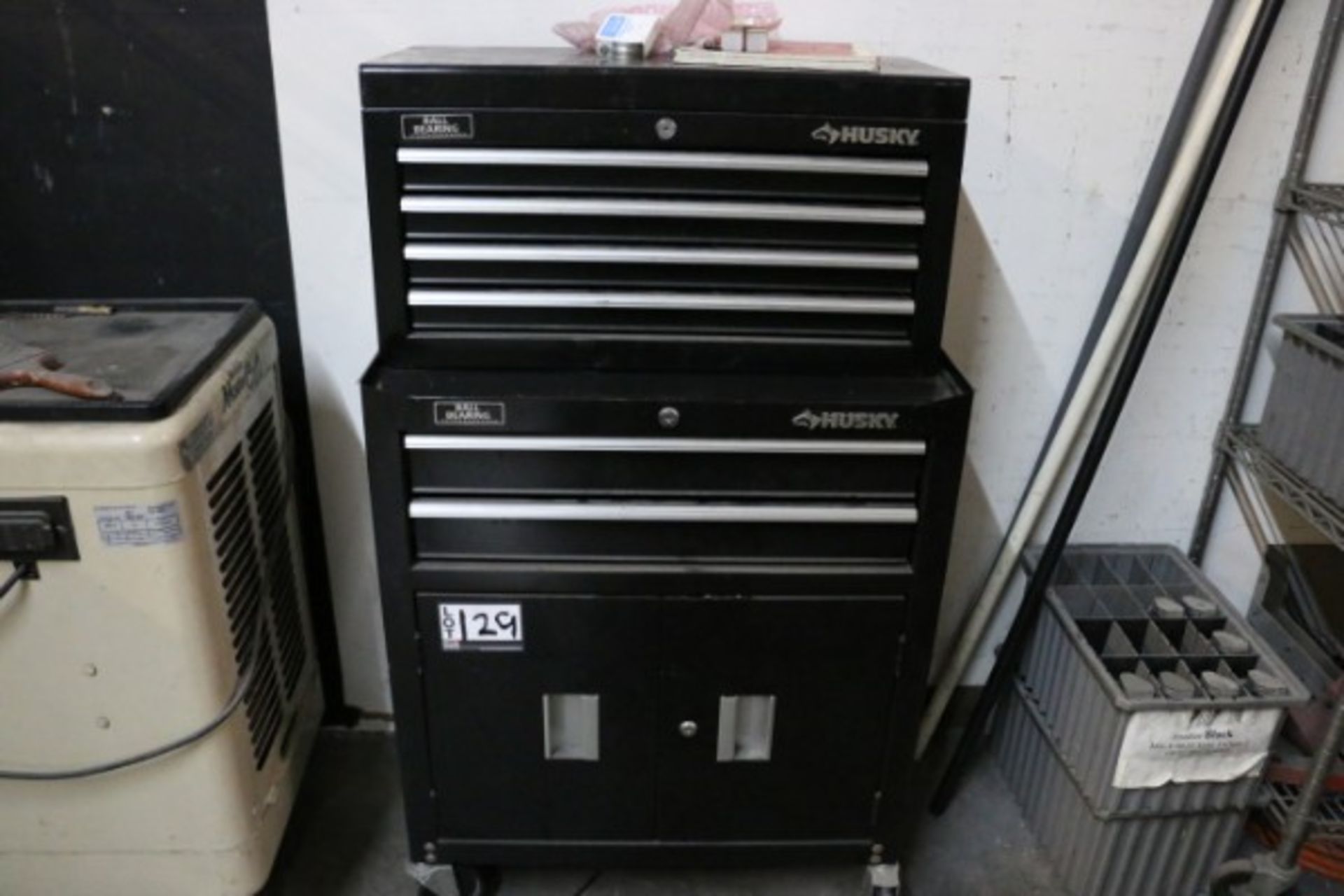 Husky Ball Bearing 6 Drawer Tool Cabinet, with Content