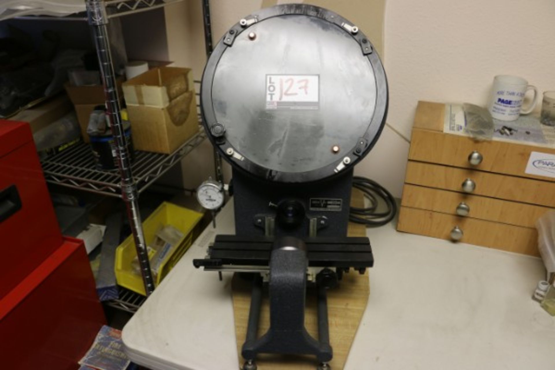 MicroVu 500HP Optical Comparator, S/N 20756