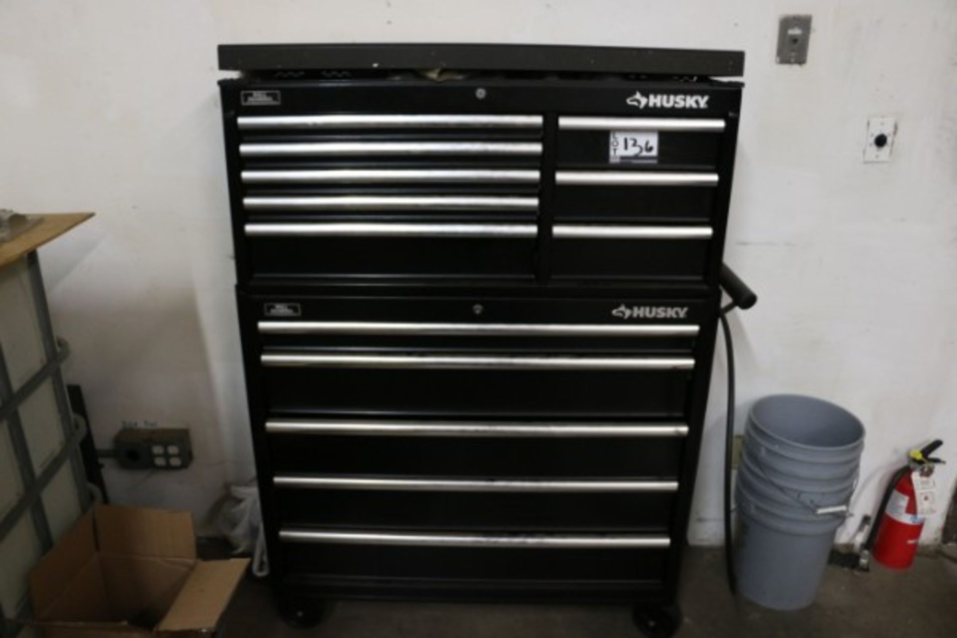 Husky Ball Bearing 13 Drawer Tool Cabinet with Content