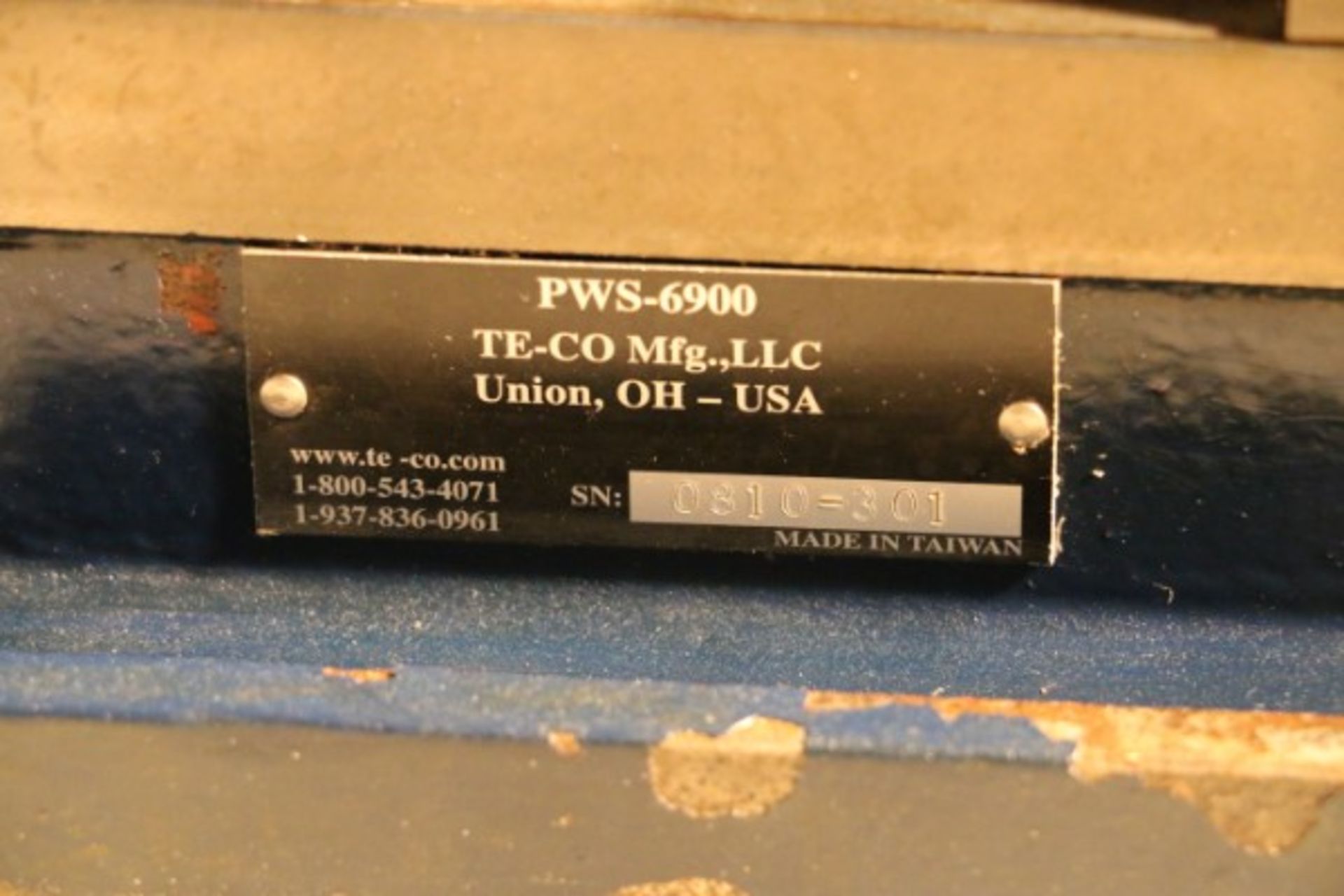 PWS-6900 6" Mill Vise, S/N 0810-301 - Image 4 of 4