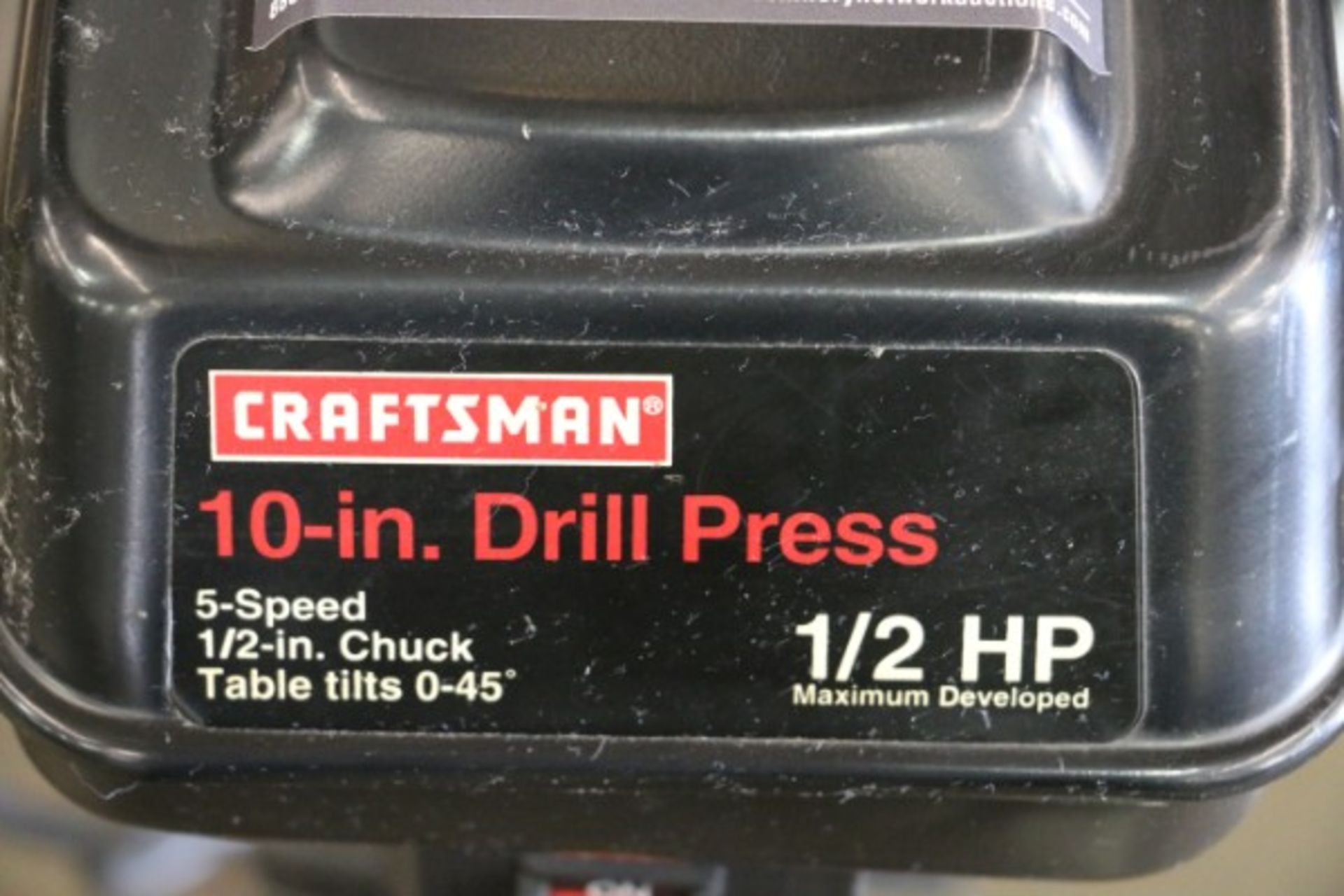 Craftsman 5 Speed, 10 In. Drill Press 1/2 HP - Image 4 of 4