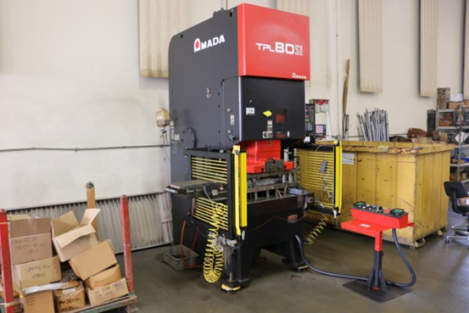 88 Ton Amada TPL80SI Gap Frame Press,S/N 02410129, New 2000 - Image 2 of 9