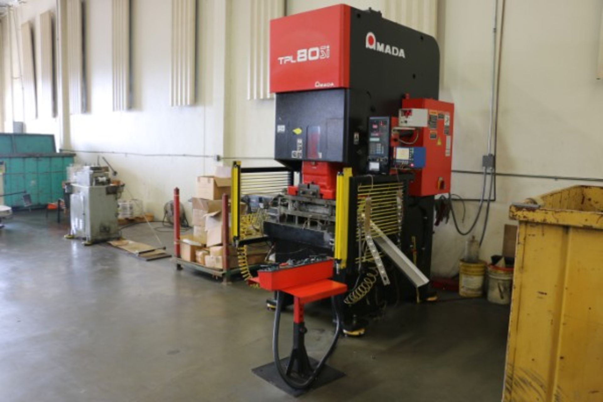 88 Ton Amada TPL80SI Gap Frame Press,S/N 02410129, New 2000 - Image 3 of 9