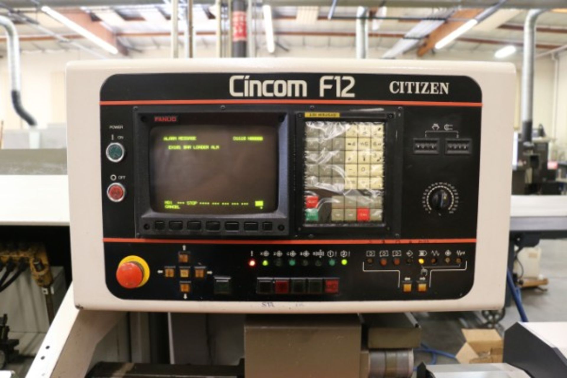 Citzen F-12 CNC Swiss, Fanuc 10T, S/N 2144, New 1986 - Image 10 of 11