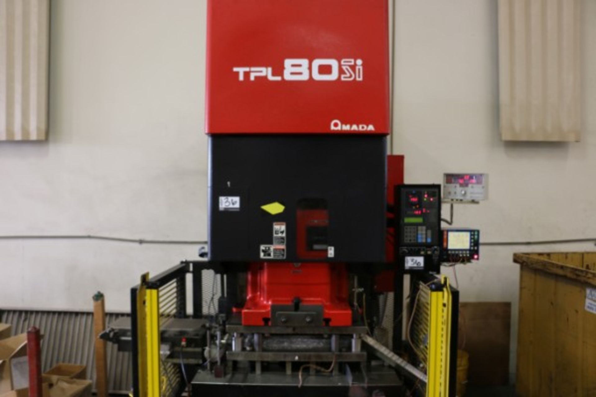 88 Ton Amada TPL80SI Gap Frame Press,S/N 02410129, New 2000 - Image 4 of 9