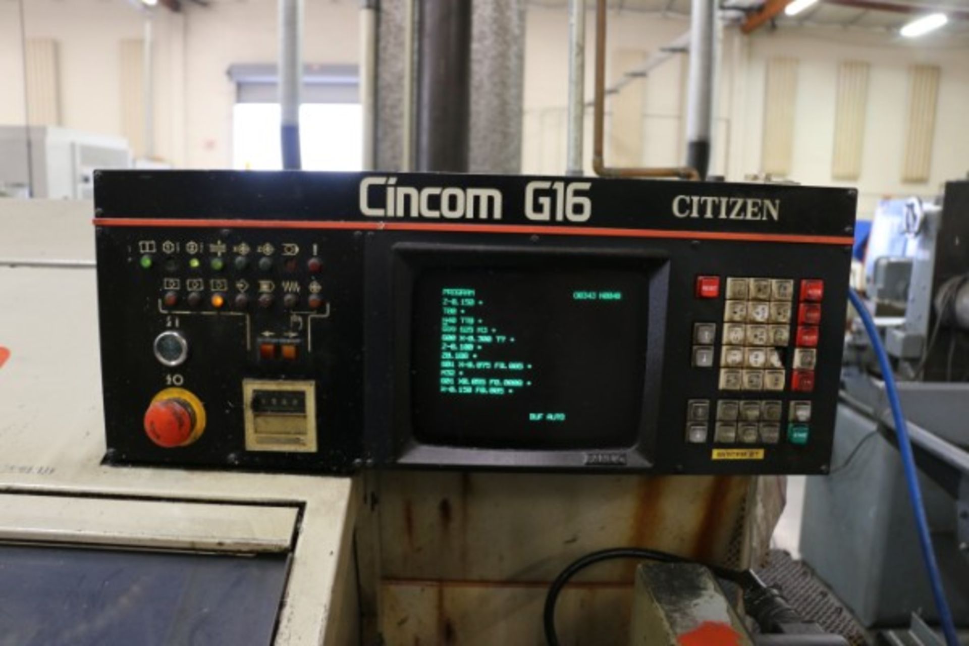 Citizen G-16 CNC Swiss, Fanuc, S/N R-1413 - Image 6 of 7