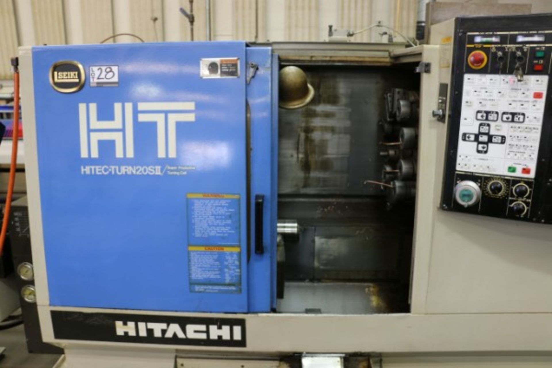 Hitachi Seiki HT-20SII, Multi Seiki ctrl, collet chuck, CC, PC, KV trrt, S/N HTS-2390HL - Image 7 of 13