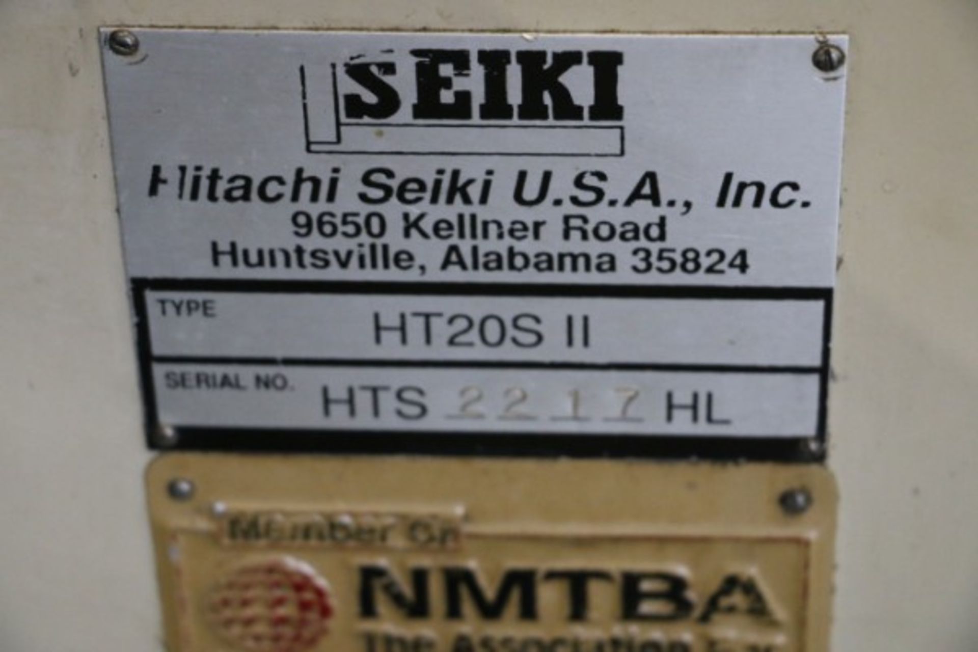 Hitachi Seiki HT-20SII, Multi Seiki ctrl, collet chuck, CC, PC, KV trrt, S/N HTS-2217HL - Image 10 of 10