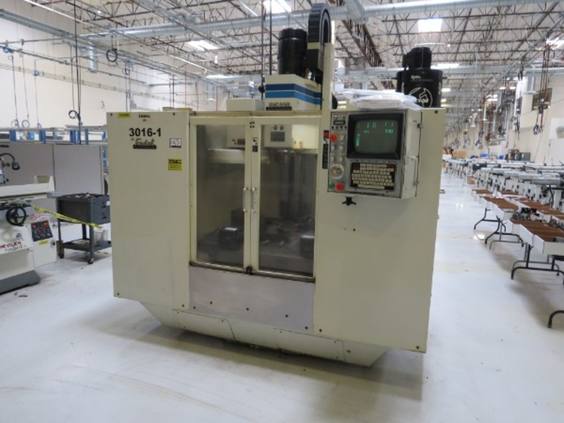 Fadal VMC-3016 4 Axis Vertical Machining Center, 88 control, CT40, 21 ATC, s/n 9209555, new 1992 - Image 4 of 7