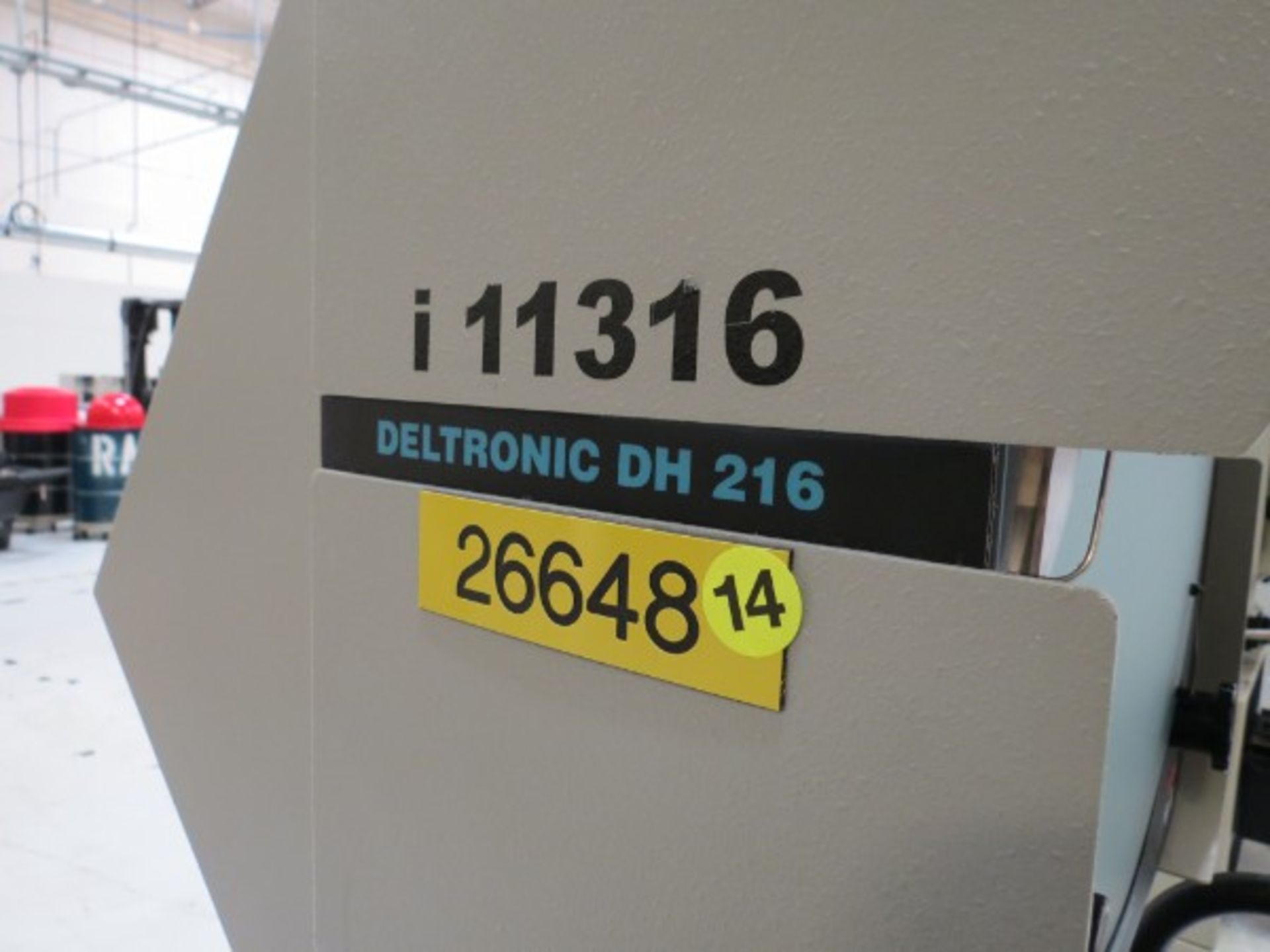 Deltronic DH216 16" Comparator, 50x magnifying lens, with DRO, S/N 306107829 - Image 4 of 5