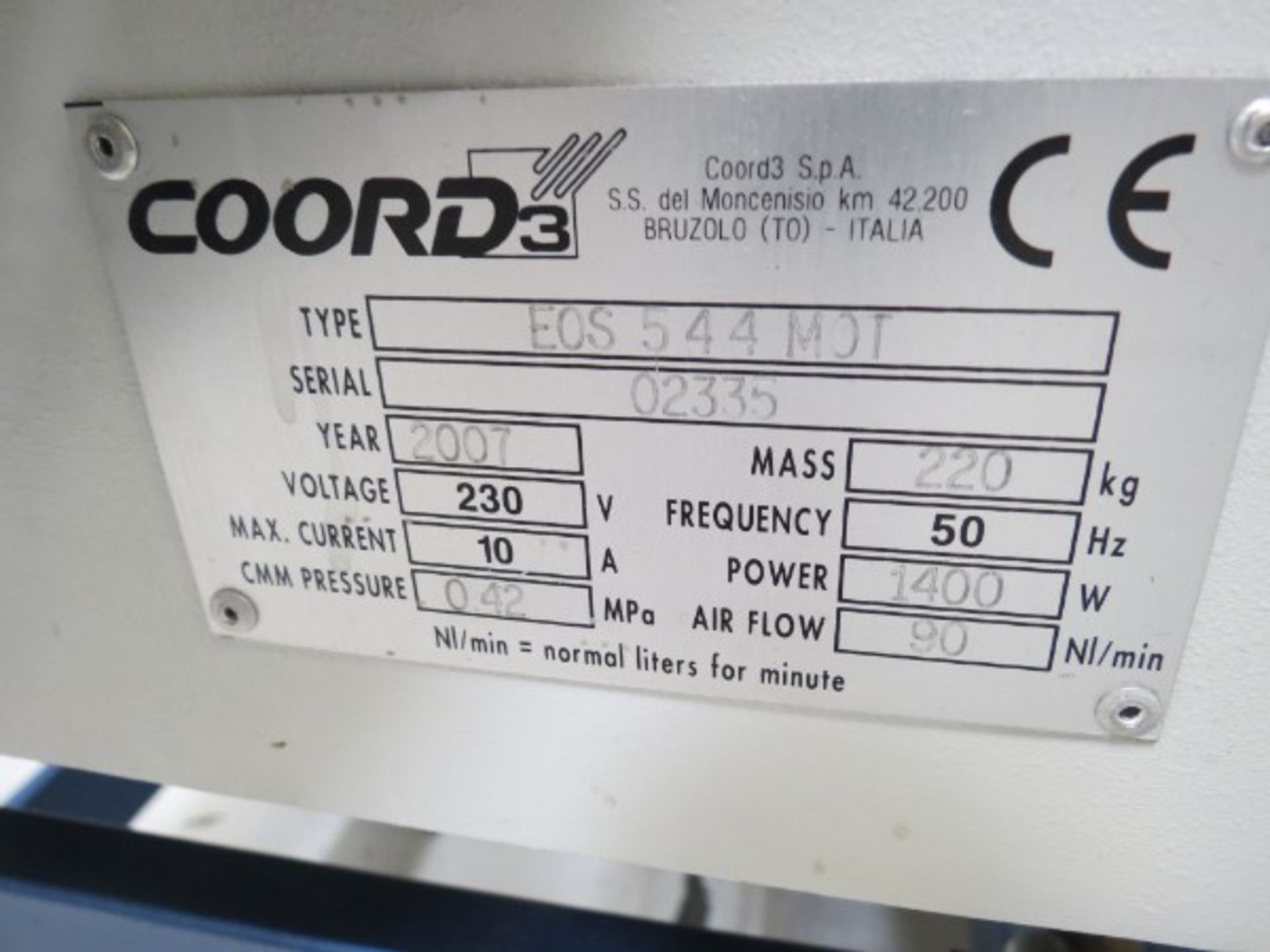 Nextec Hawk Non-Contact DCC CMM, WIZProbe, 20” x 16” x 16” measuring range, new 2007 - Image 5 of 5