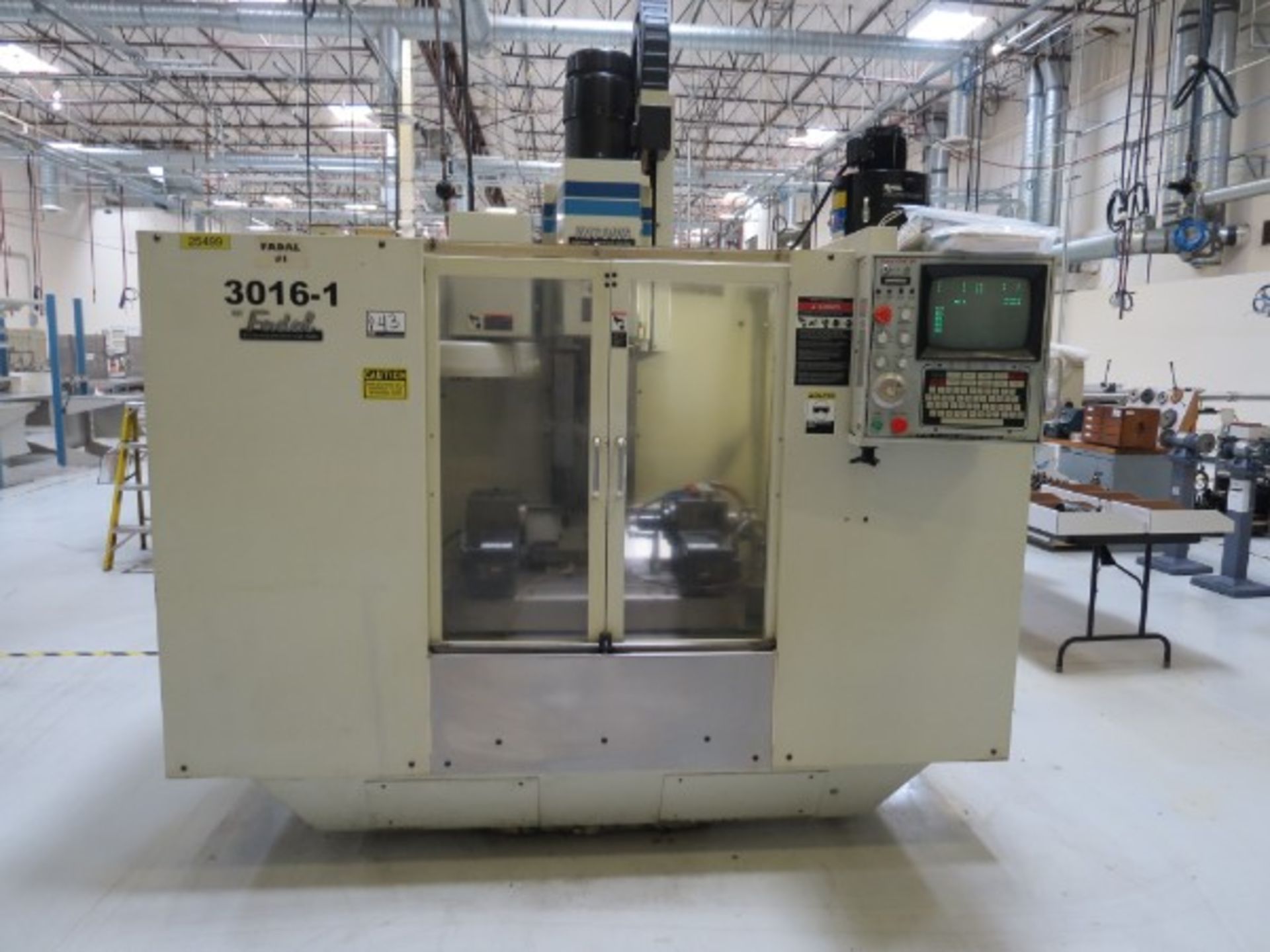 Fadal VMC-3016 4 Axis Vertical Machining Center, 88 control, CT40, 21 ATC, s/n 9209555, new 1992 - Image 2 of 7