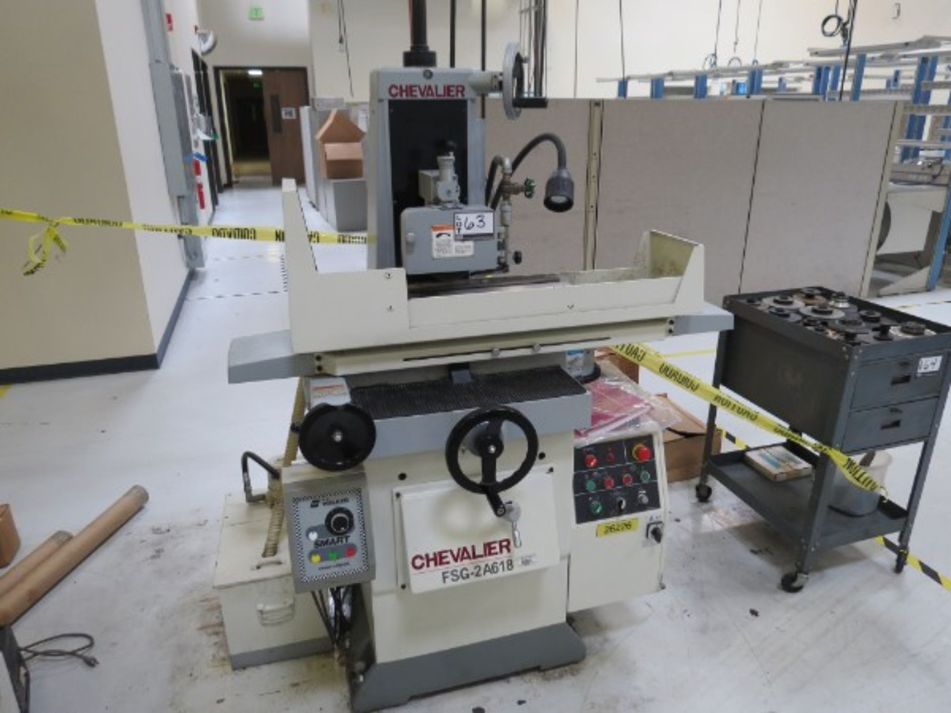 Chevalier FSG-2A618 2 Axis Hyd Surface grinder, 6”x18”, Electro-Magnetic chuck, S/N R7961001 - Image 5 of 6
