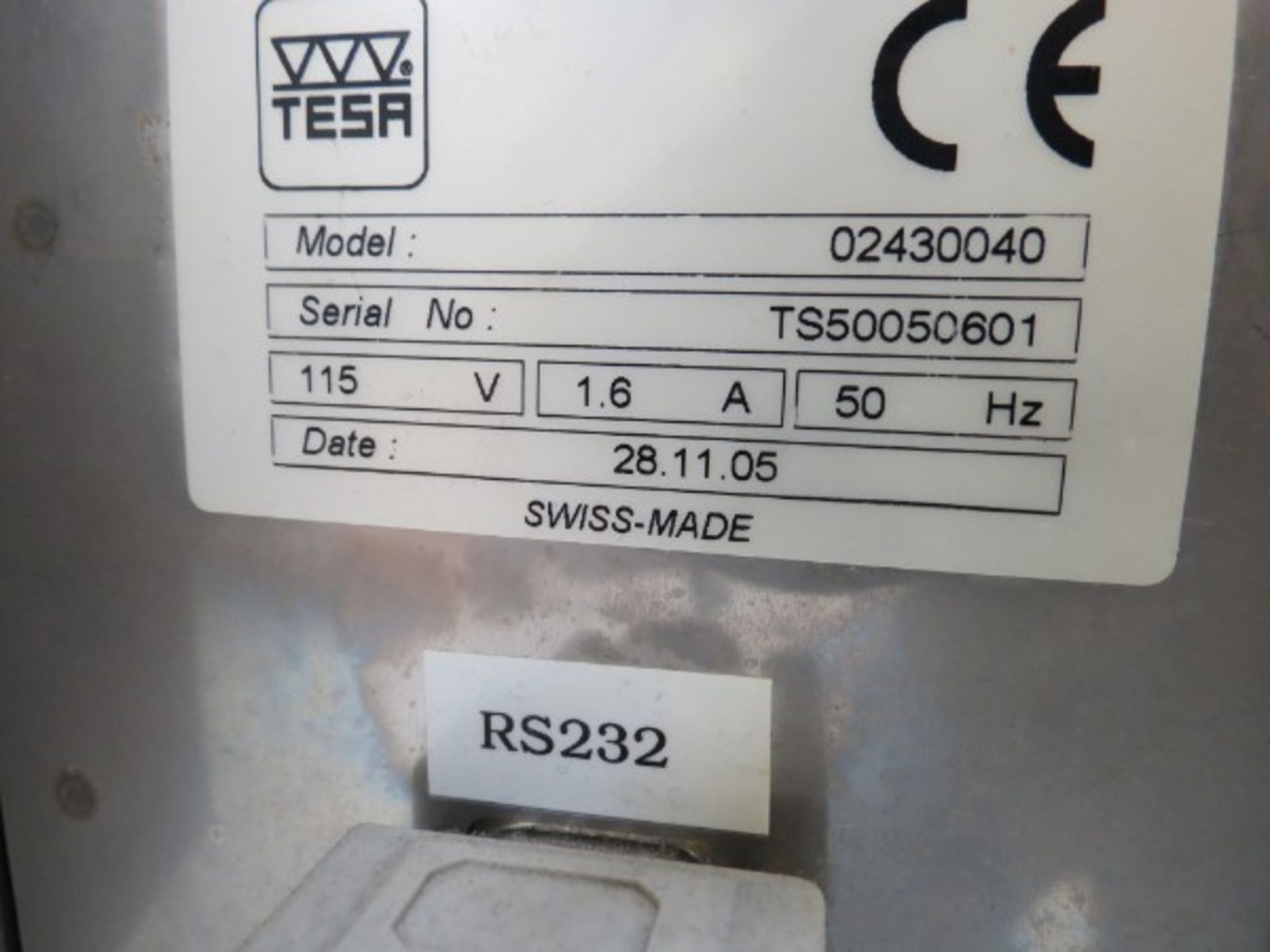 Tesa Scan 50 Plus Optical Profile Measurement Machines, S/N TS50050601, New 2005 - Image 6 of 6