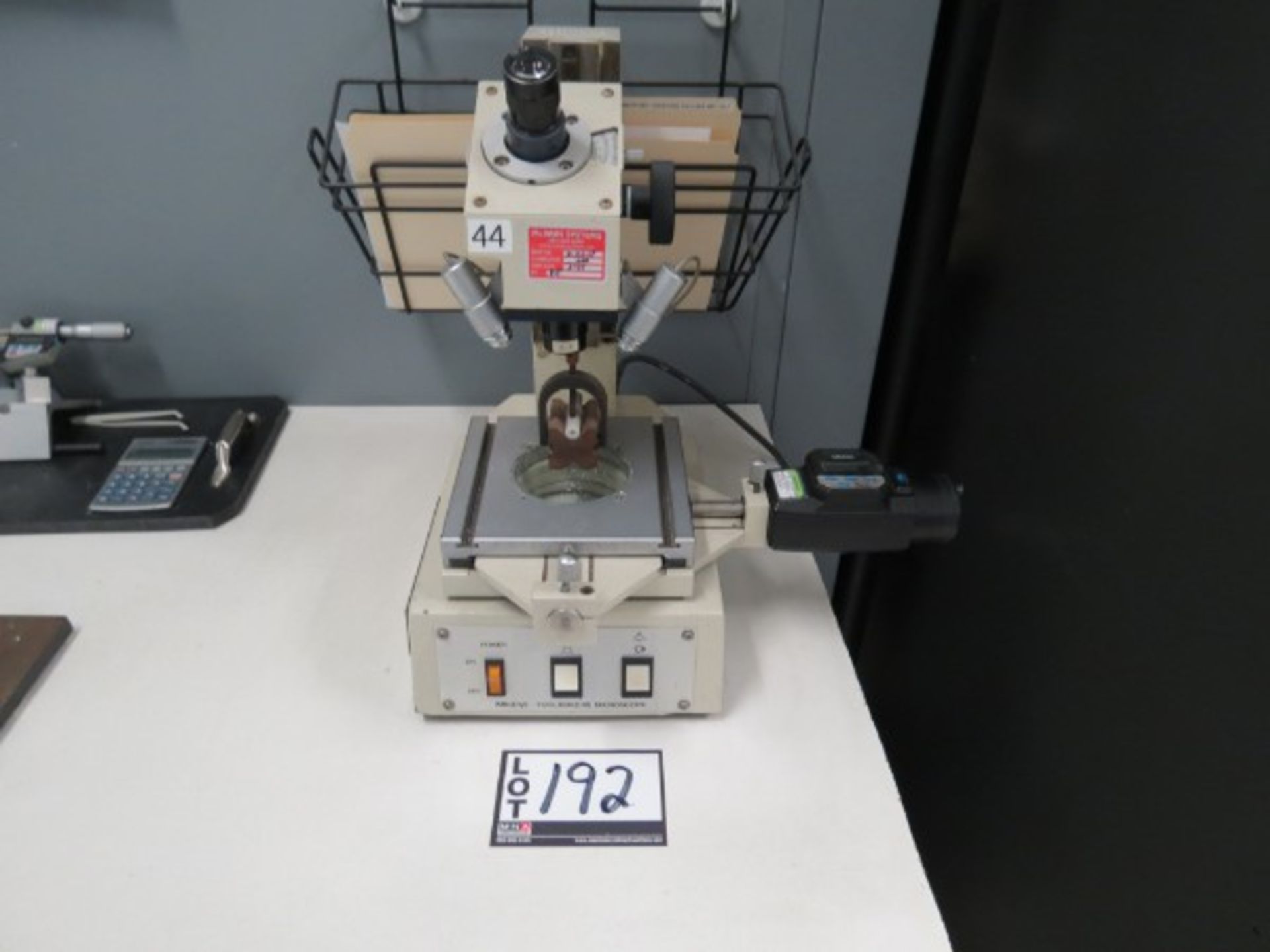 Mitutoyo TM-101 Tool Makers Microscope, S/N 10832