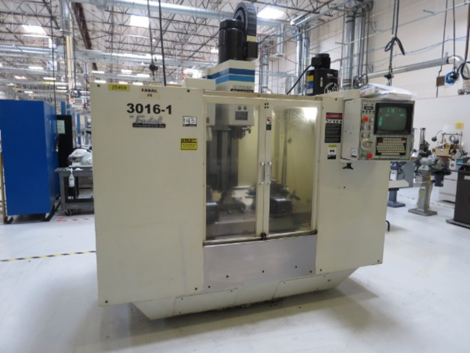 Fadal VMC-3016 4 Axis Vertical Machining Center, 88 control, CT40, 21 ATC, s/n 9209555, new 1992 - Image 3 of 7