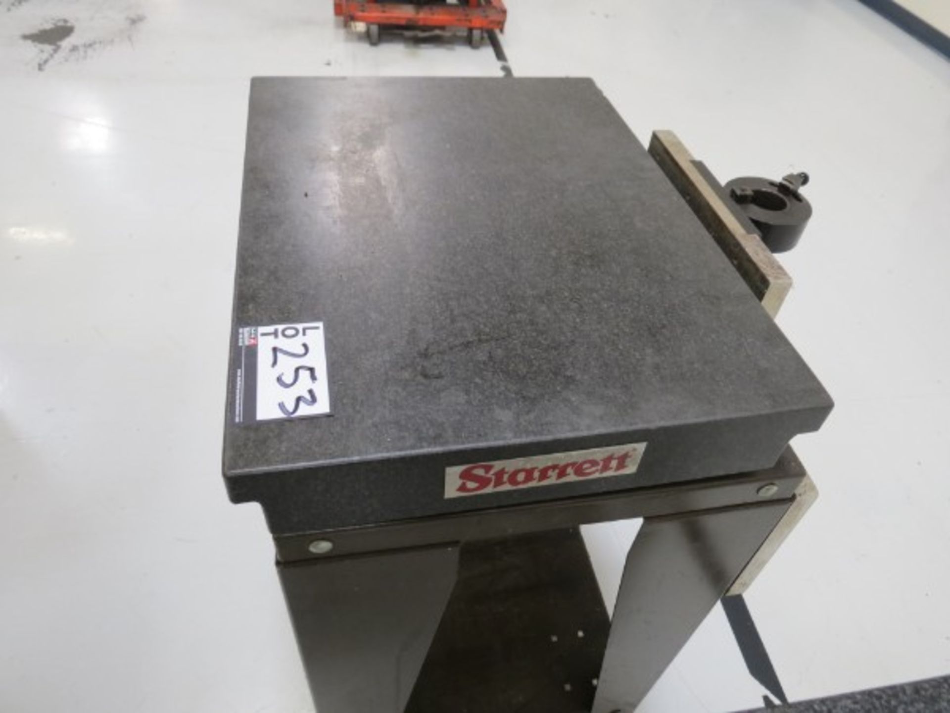 Starrett 24" x 18" x 3" Grade B Granite Surface Plate, S/N i9251, with Steel Stand - Image 2 of 2