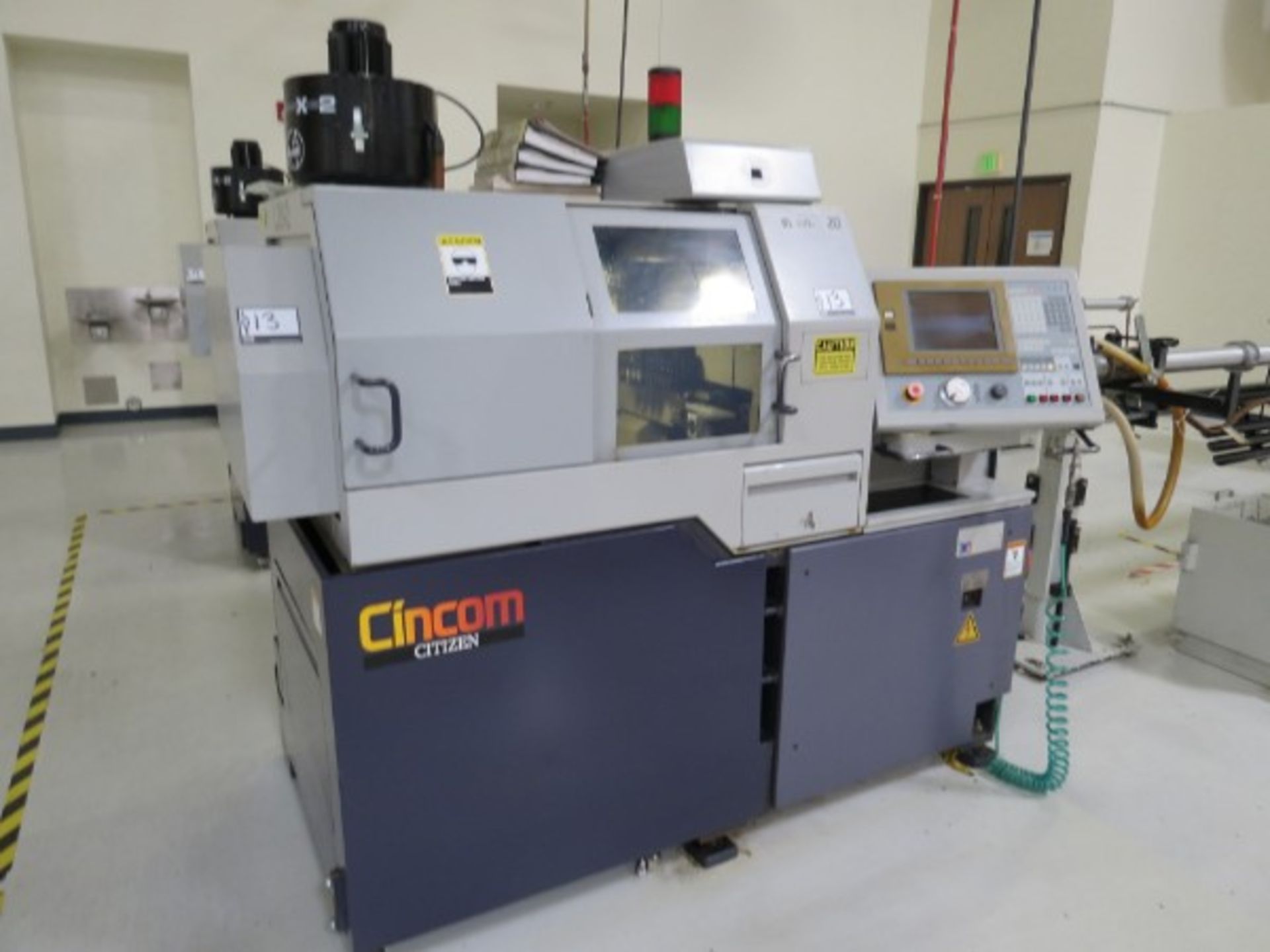 Citizen L20 CNC Swiss Screw Machine Mitsubishi Meldas ctrl sub-spindle live tools C axis, S/N Q0843 - Image 2 of 10