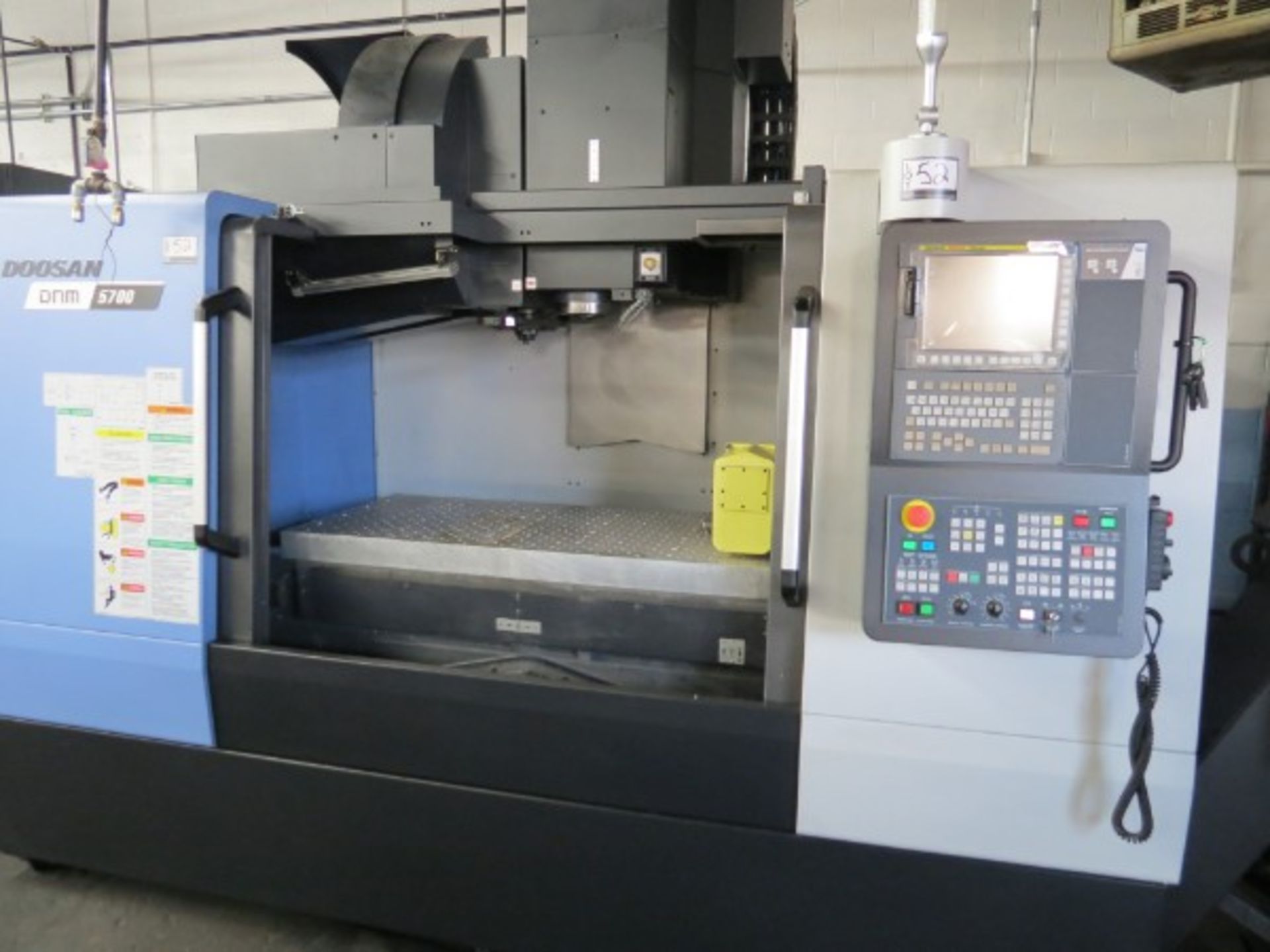 Doosan DNM 5700 4-Axis Vertical Machining Center, Fanuc control, 12K rpm, 30 Tools, New 2017 - Image 2 of 7