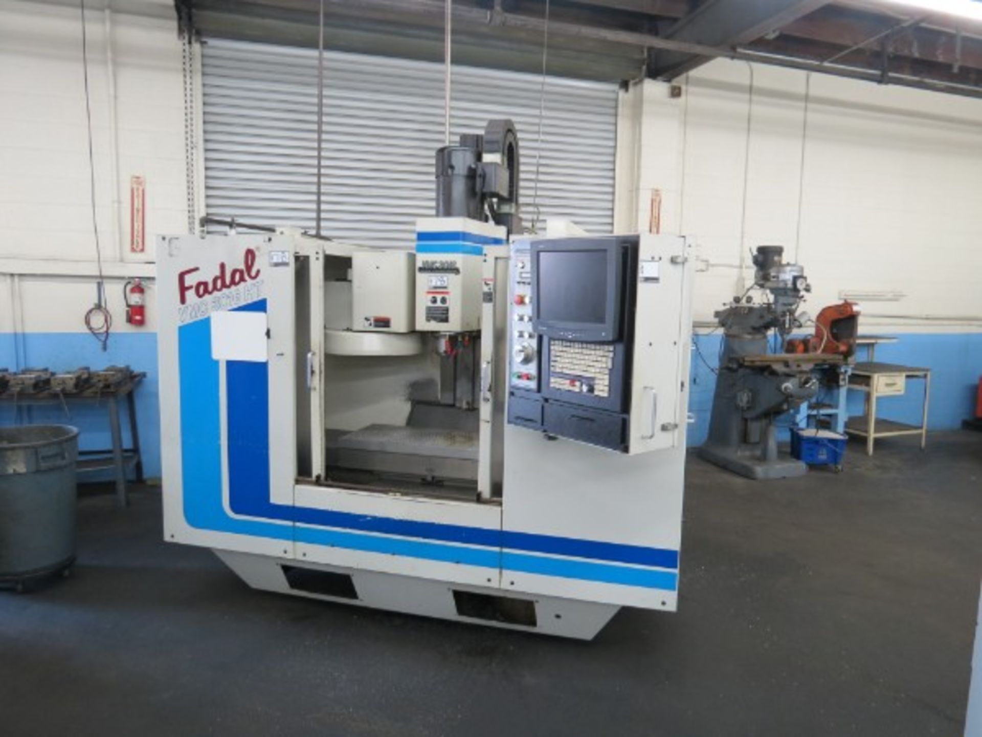 Fadal VMC- 3016HT Vertical Machining Center, 30'' x 16' 'x 20'', CT 40, 21 Tools 15 HP, 10K RPM, s/n - Image 3 of 6