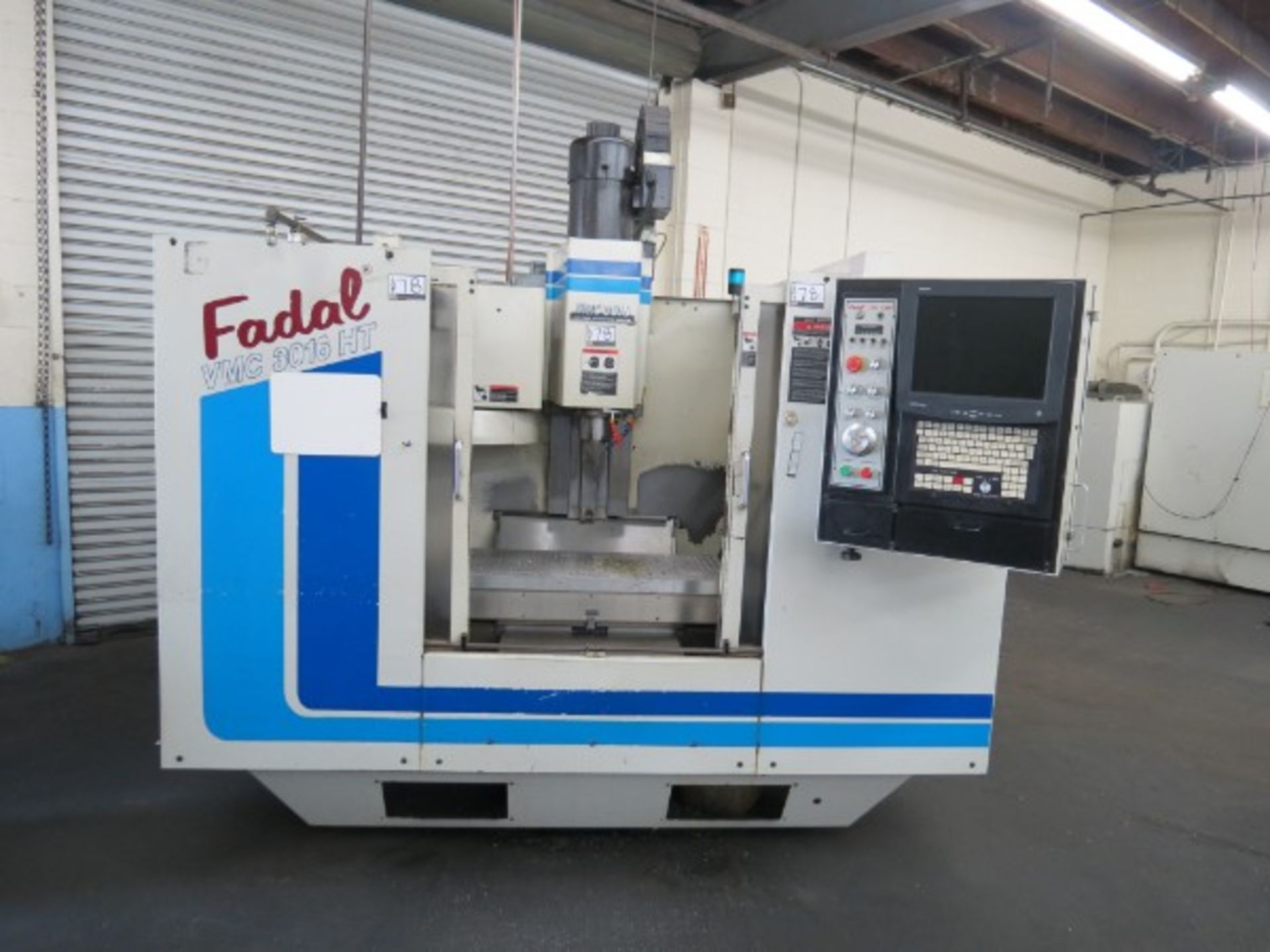 Fadal VMC- 3016HT Vertical Machining Center, 30'' x 16' 'x 20'', CT 40, 21 Tools 15 HP, 10K RPM, s/n - Image 4 of 6
