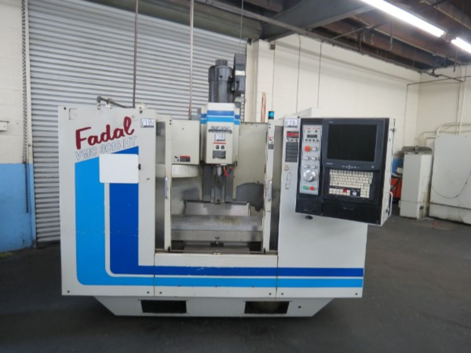 Fadal VMC- 3016HT Vertical Machining Center, 30'' x 16' 'x 20'', CT 40, 21 Tools 15 HP, 10K RPM, s/n