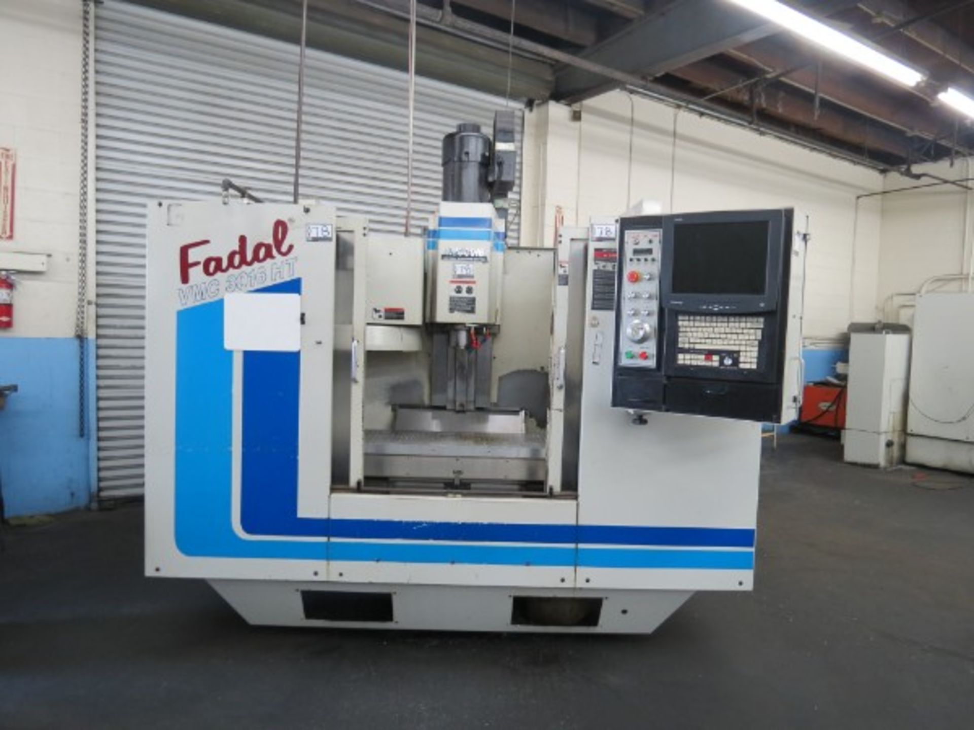 Fadal VMC- 3016HT Vertical Machining Center, 30'' x 16' 'x 20'', CT 40, 21 Tools 15 HP, 10K RPM, s/n - Image 2 of 6