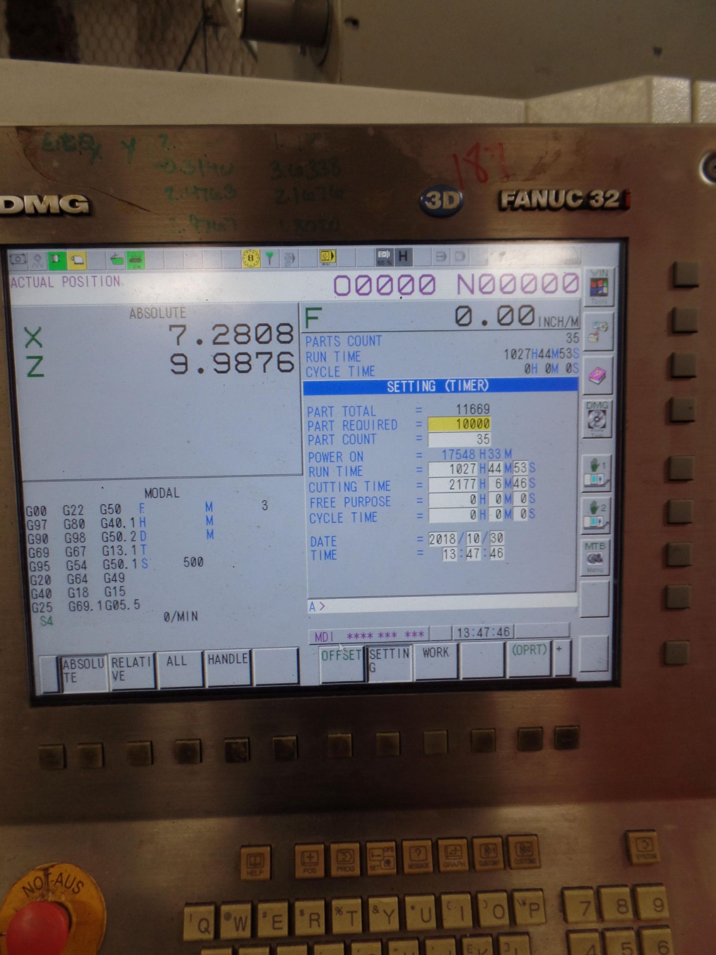 2006 Gildemeister CTX-410 2 Axis CNC Lathe, Fanuc 32i, chip conveyor, 8" chuck SN: 01360006511 - Image 7 of 16