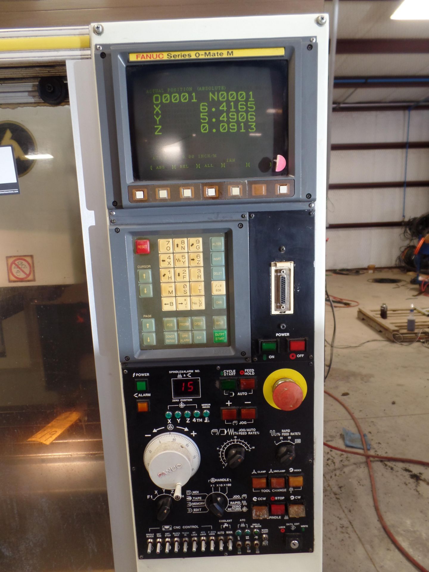 1997Kitamura MyCenter 0 CNC Mill, Fanuc o-Mate control, travels 12" x, 10" y, 12'' z, NST 30 tape - Image 4 of 7