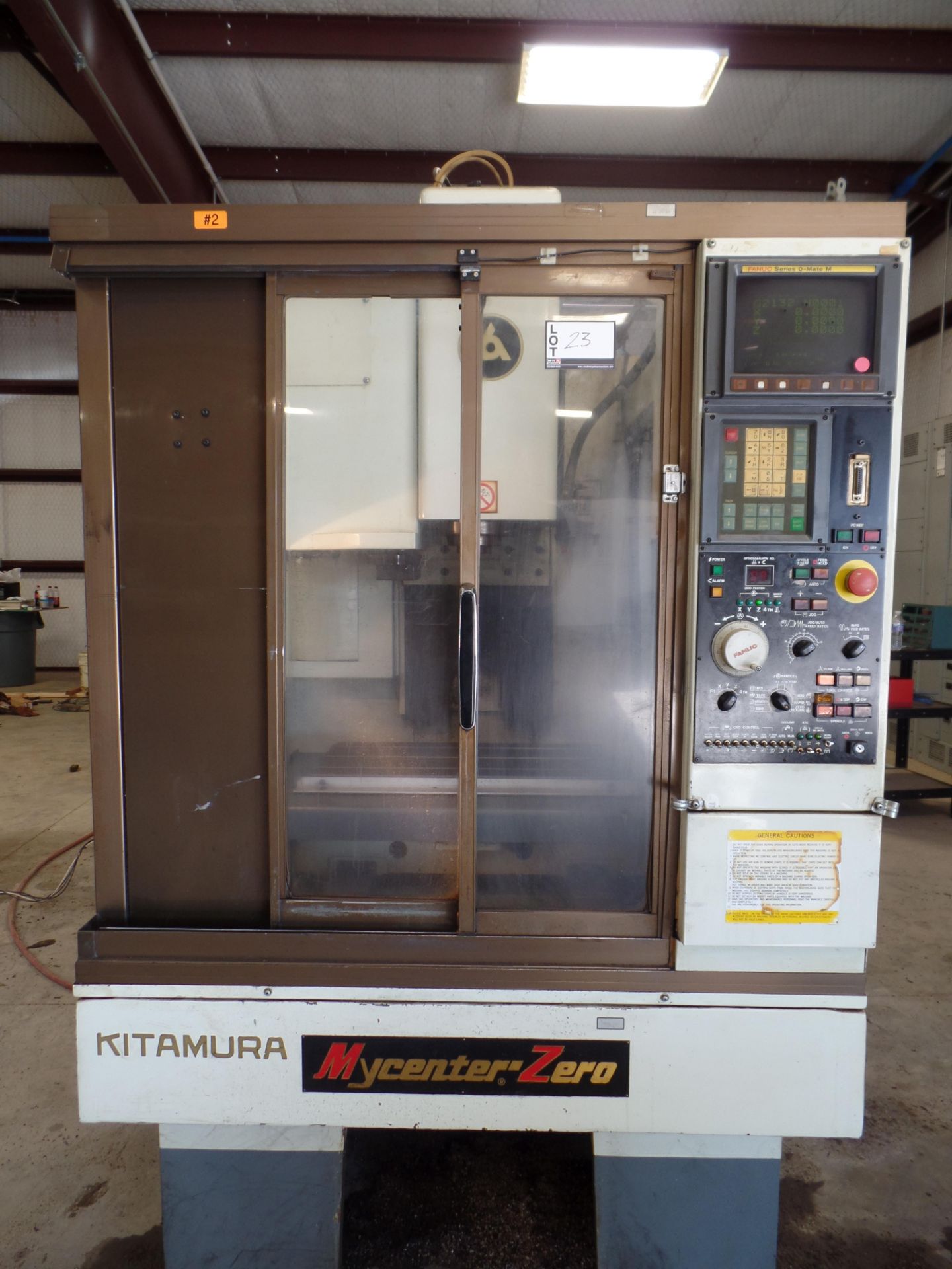 1997 Kitamura MyCenter 0 CNC Mill, Fanuc o-Mate control, travels 12" x, 10" y, 12'' z, NST 30 tape - Image 2 of 6