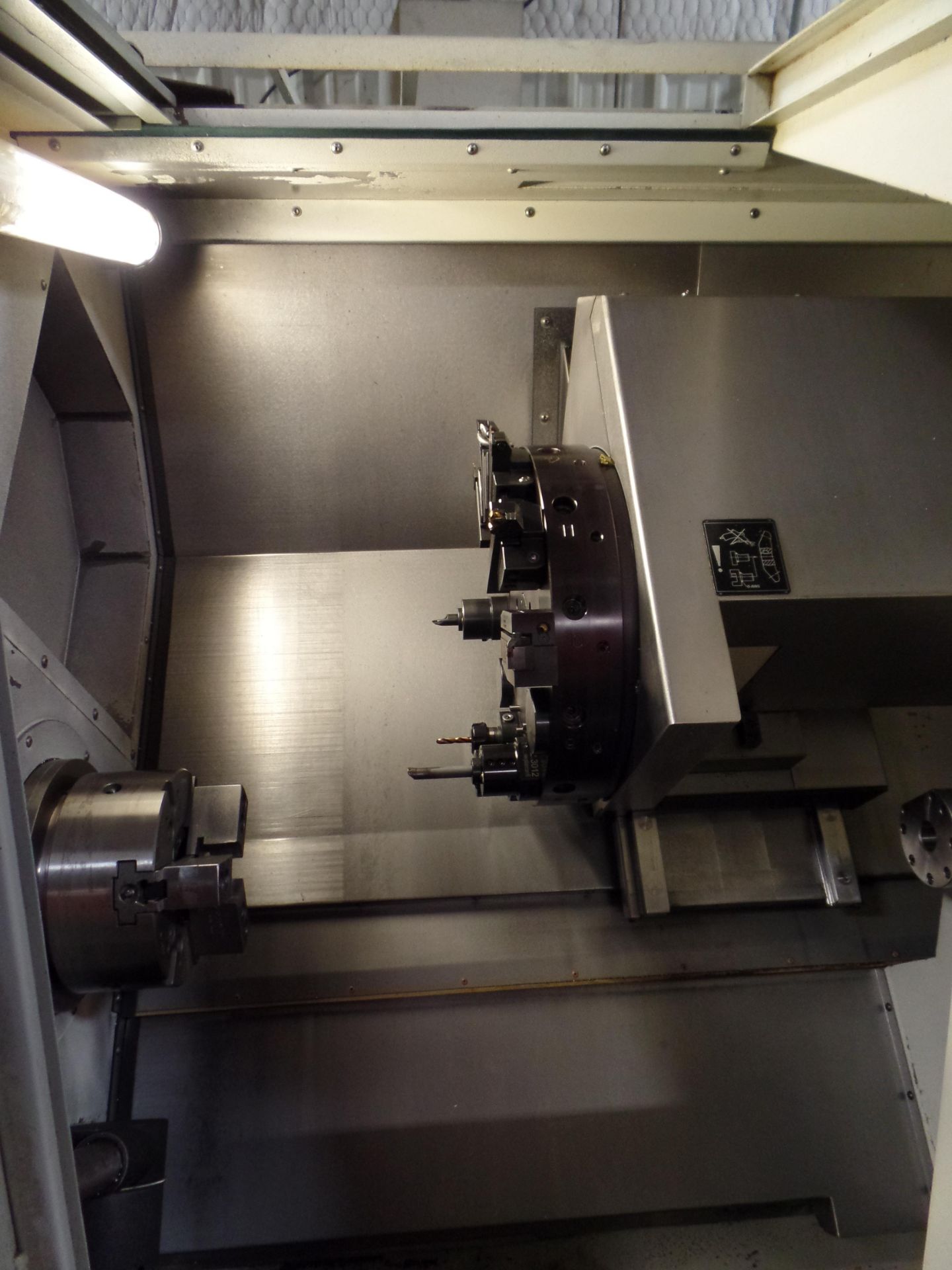 2006 Gildemeister CTX-410 2 Axis CNC Lathe, Fanuc 32i, chip conveyor, 8" chuck SN: 01360006511 - Image 4 of 16