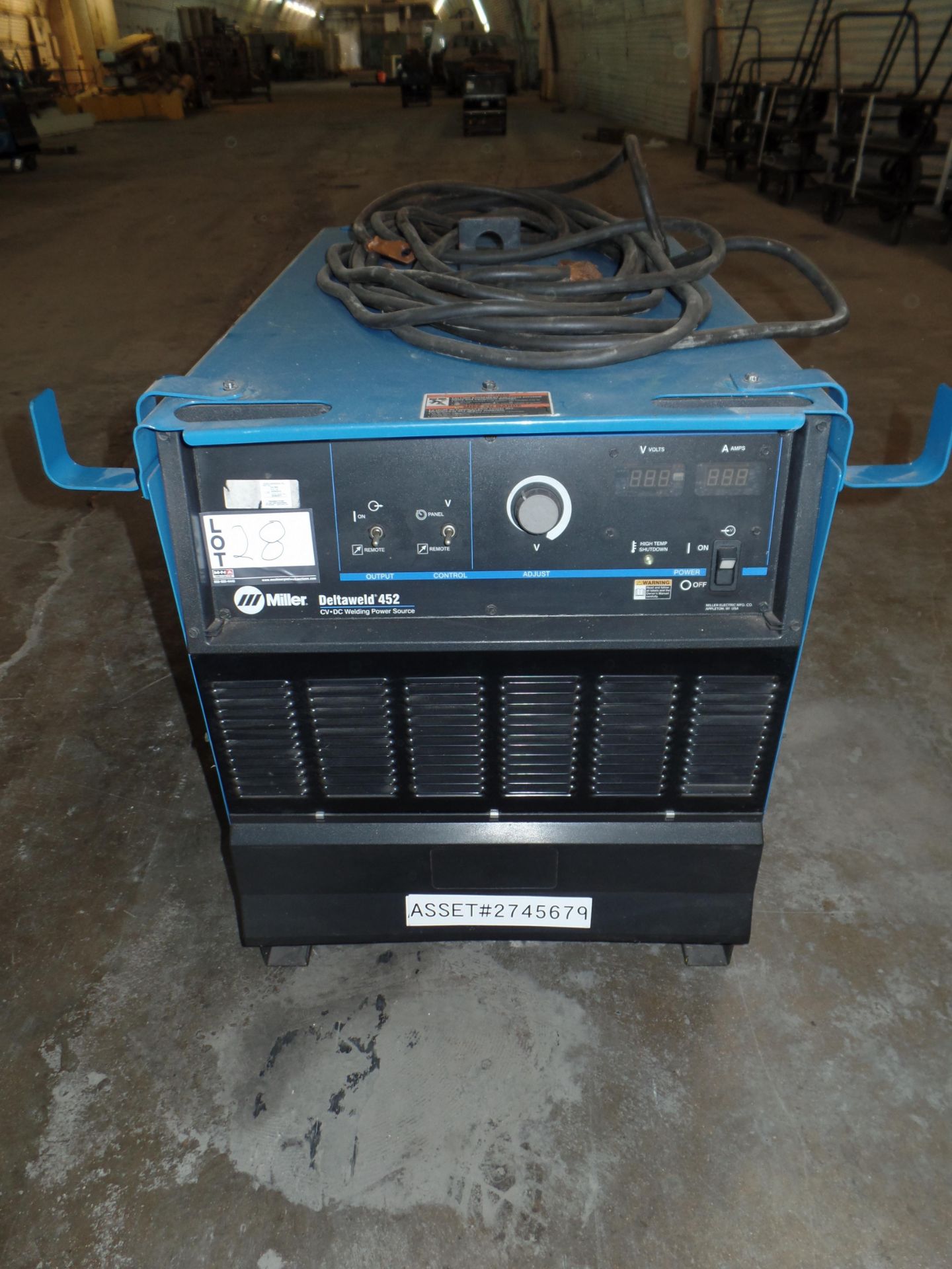 Deltaweld 452 MIG Welder S/N MC470025C (Located in Fort Worth, TX)