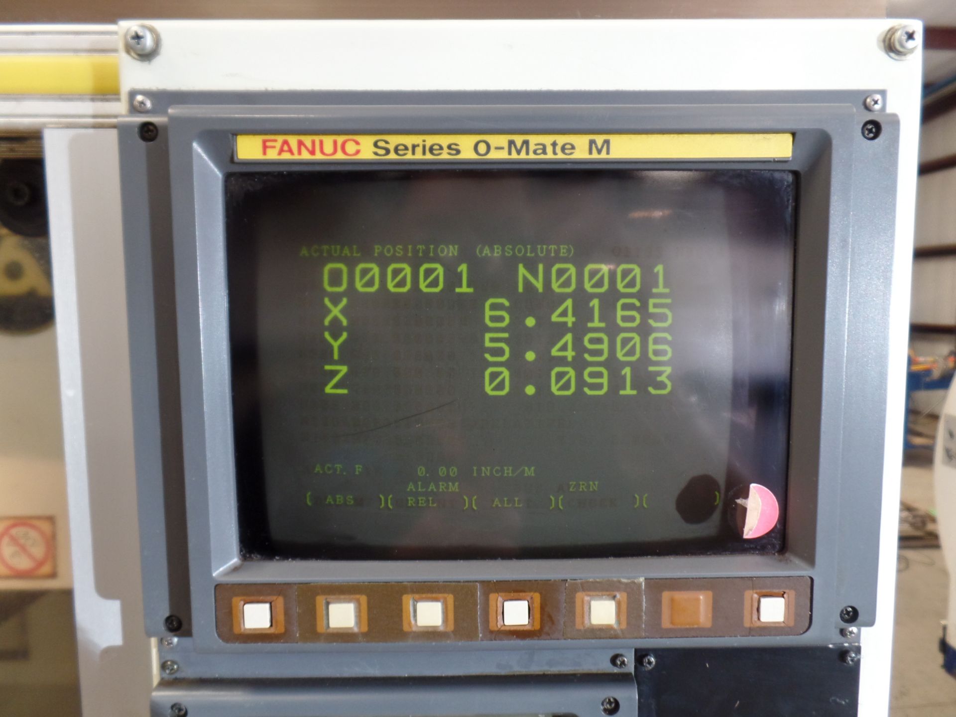 1997Kitamura MyCenter 0 CNC Mill, Fanuc o-Mate control, travels 12" x, 10" y, 12'' z, NST 30 tape - Image 5 of 7