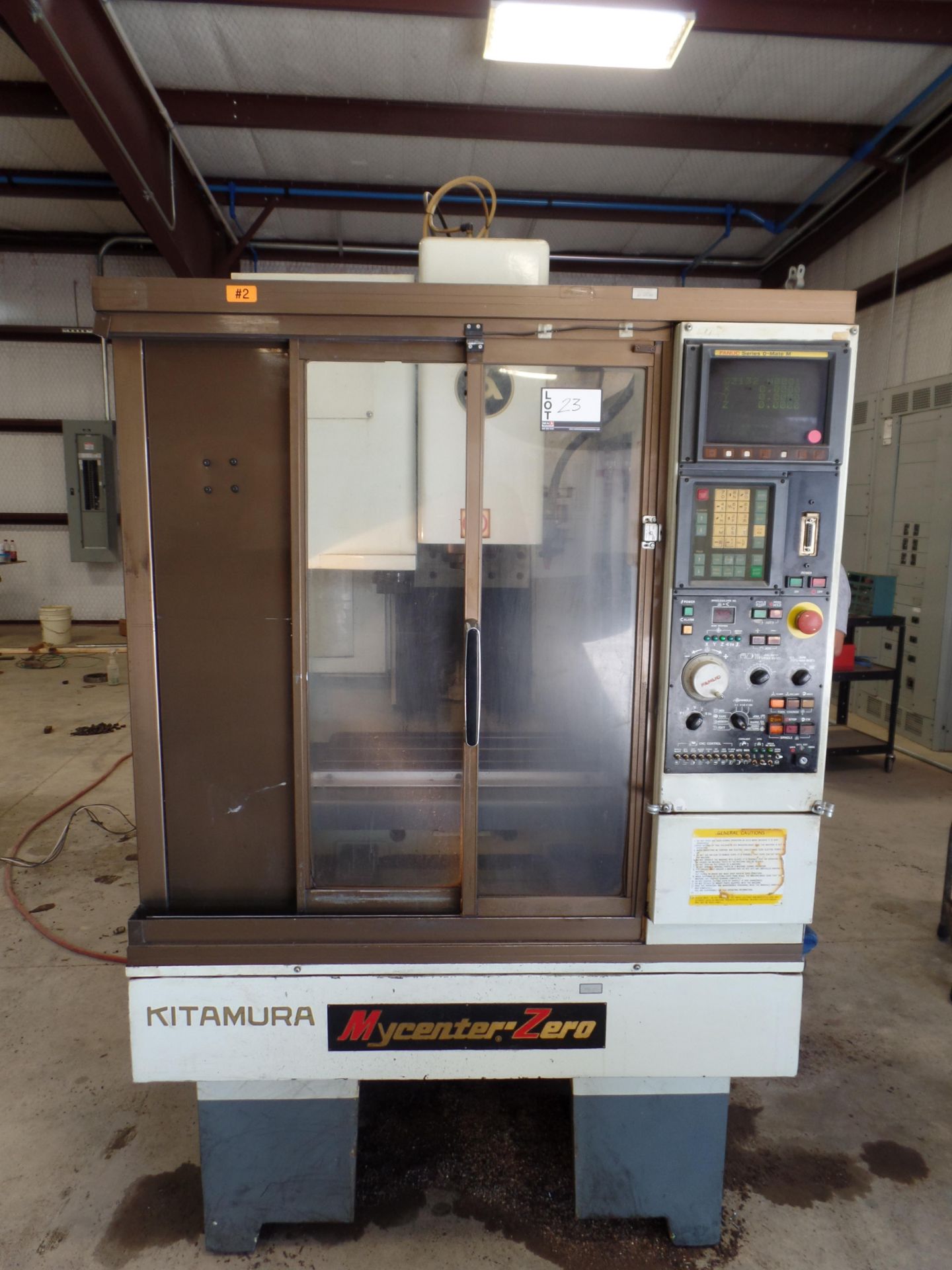 1997 Kitamura MyCenter 0 CNC Mill, Fanuc o-Mate control, travels 12" x, 10" y, 12'' z, NST 30 tape