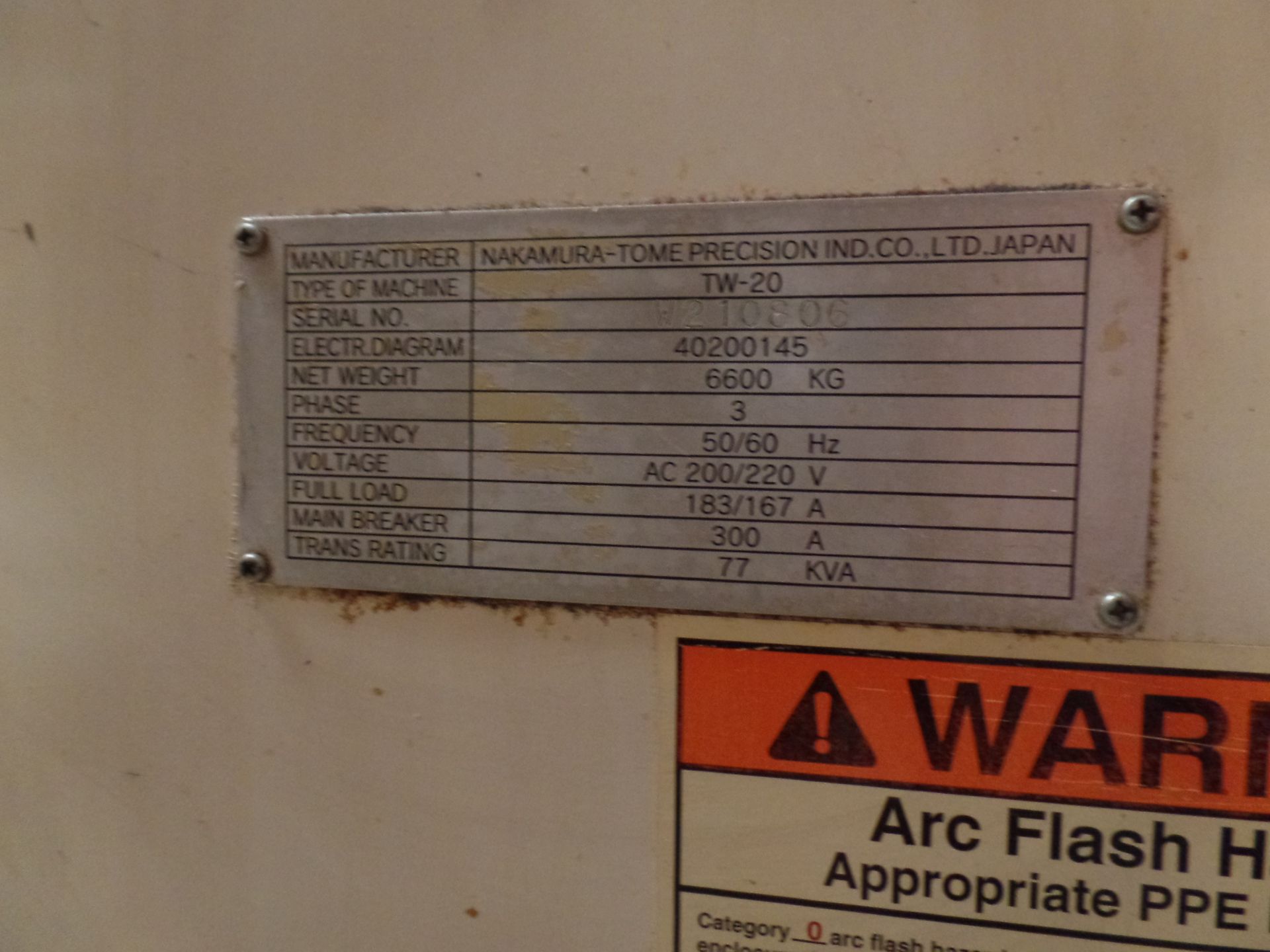 2005 Nakamura TW-20 Twin Spindle Twin Turret Opposed CNC Lathe, Funuc 18iTB CNC control chip, side - Image 18 of 18