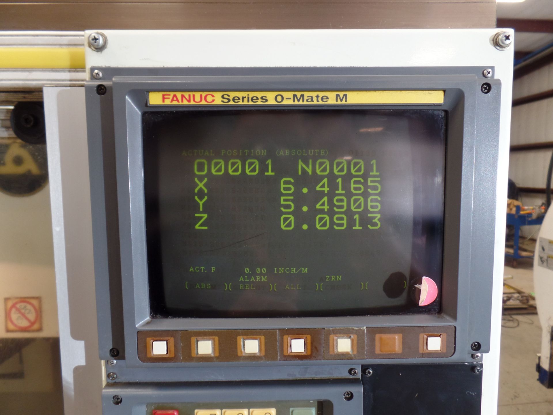 1997Kitamura MyCenter 0 CNC Mill, Fanuc o-Mate control, travels 12" x, 10" y, 12'' z, NST 30 tape - Image 6 of 7