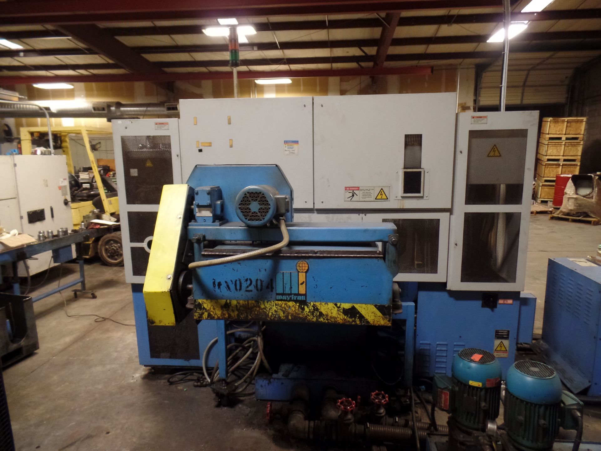 2002 Mazak Dual Turn 20 4 Axis Twin Spindle Twin Turret Opposed CNC Turning Center, rear discharge - Image 7 of 14