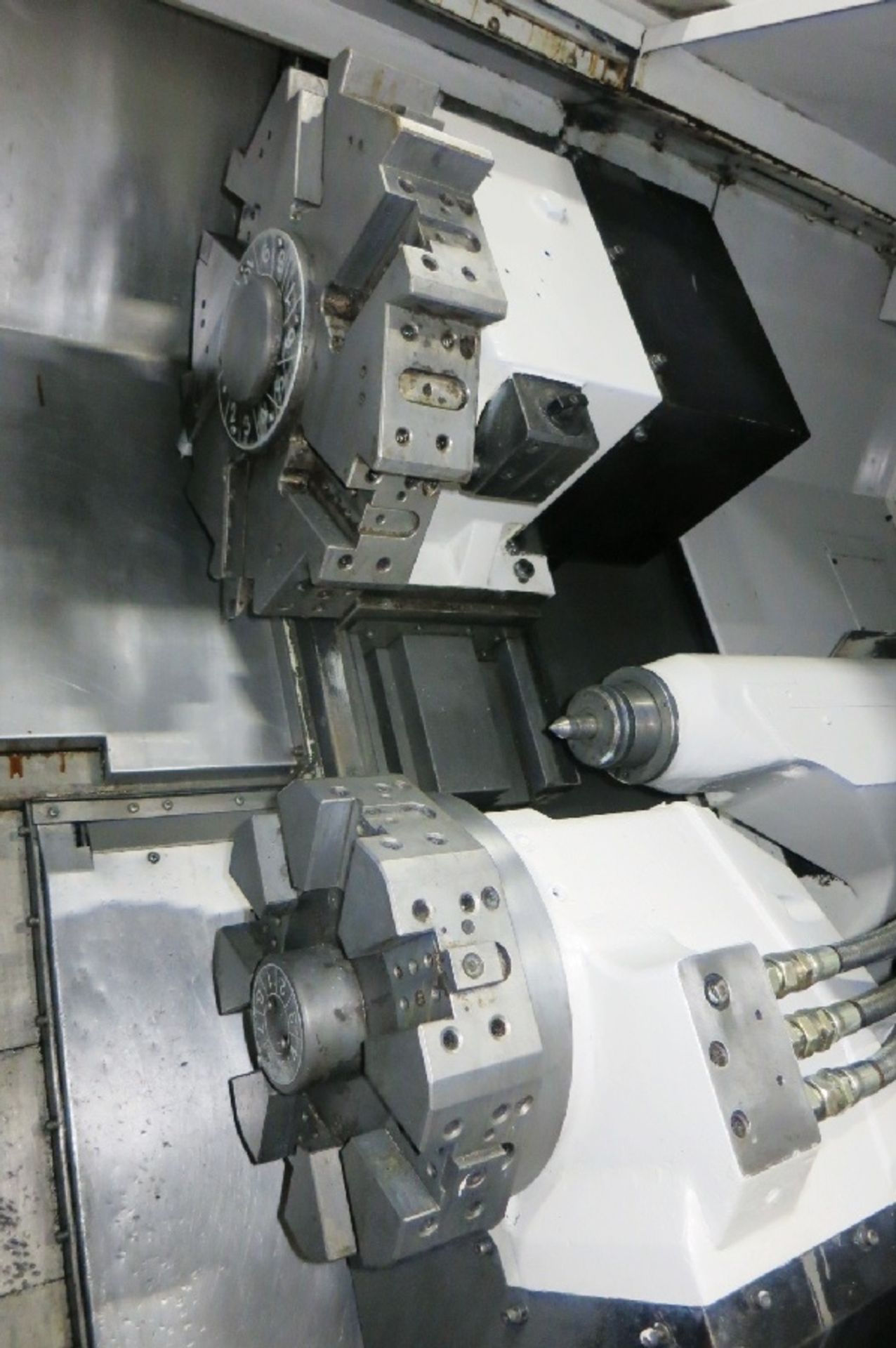 1995 Mori Seiki ZL-25 4 Axis CNC Turning Center, Mori MSD-516 control, 10" chuck, chip conveyor - Image 3 of 6