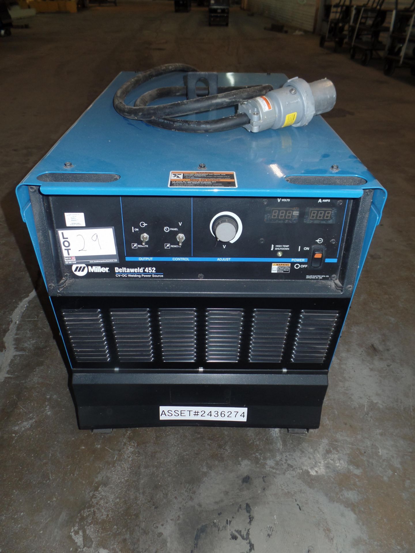 Deltaweld 452 MIG Welder S/N ME210142C (Located in Fort Worth, TX)