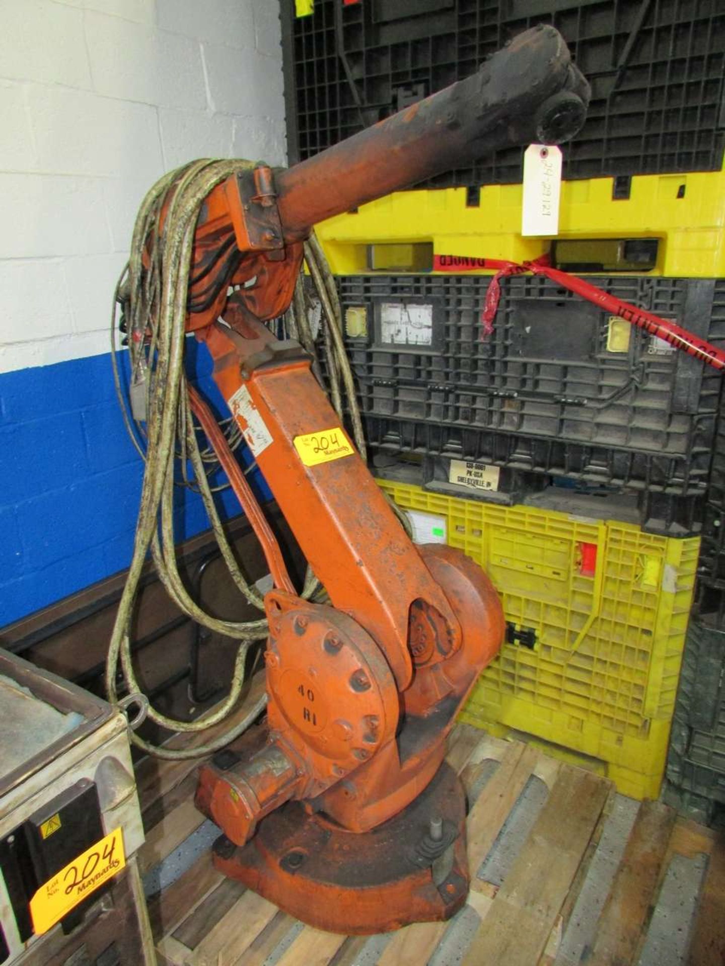 2005 ABB IRB2400L M2000 6 Axis Articulating Floor Mounted Robot