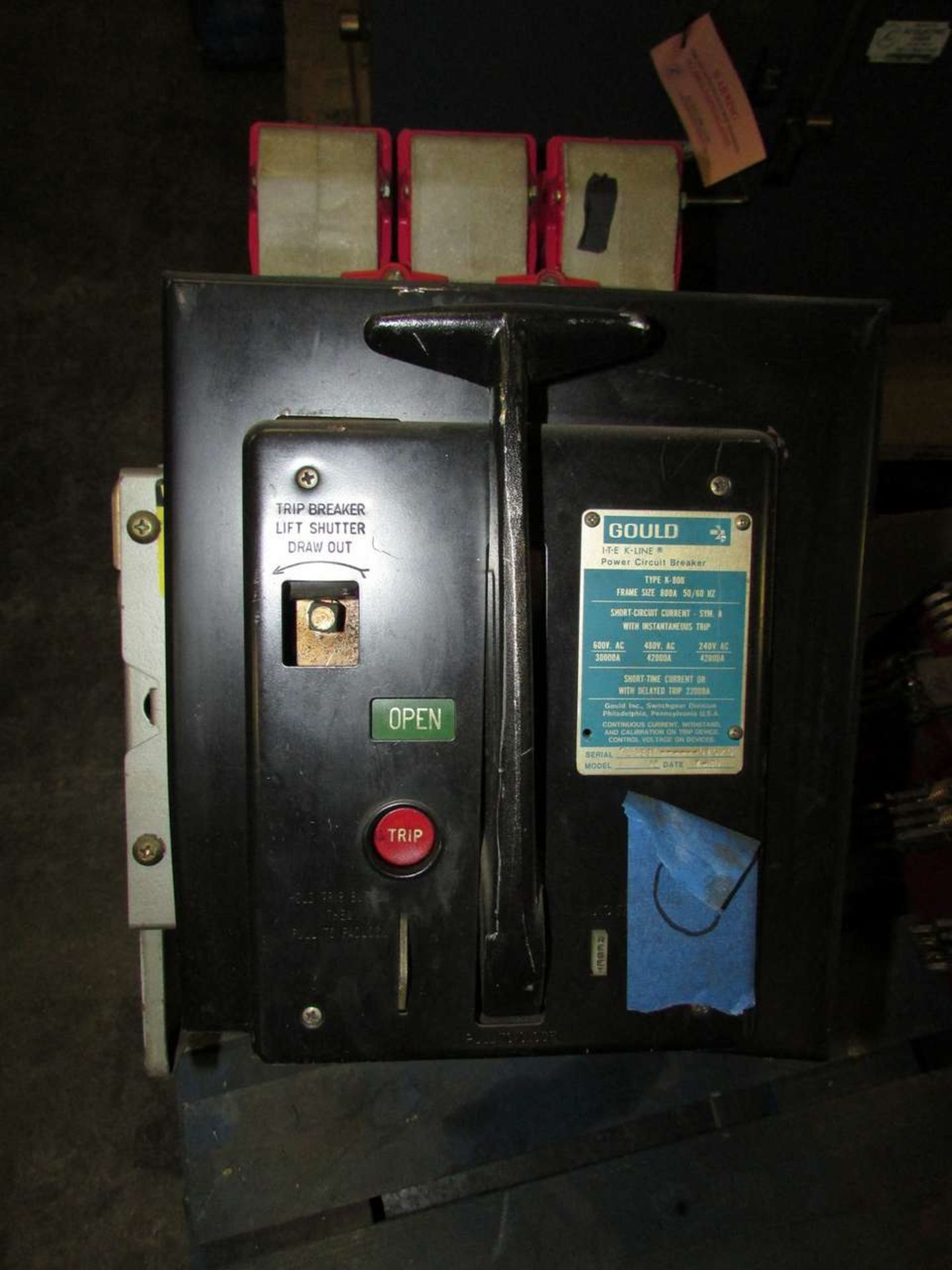 Gould K-800 (4) Low Voltage Circuit Breakers - Image 2 of 2