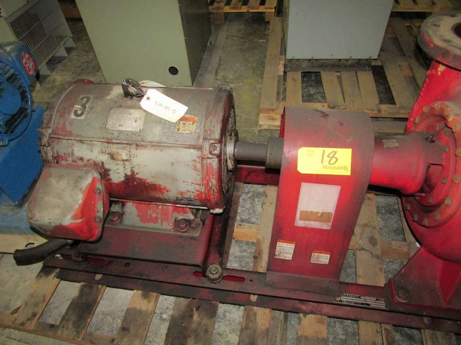 Bell & Gossett 1510 6E BF A59 40HP Skid Mounted Centrifugal Pump - Image 3 of 3