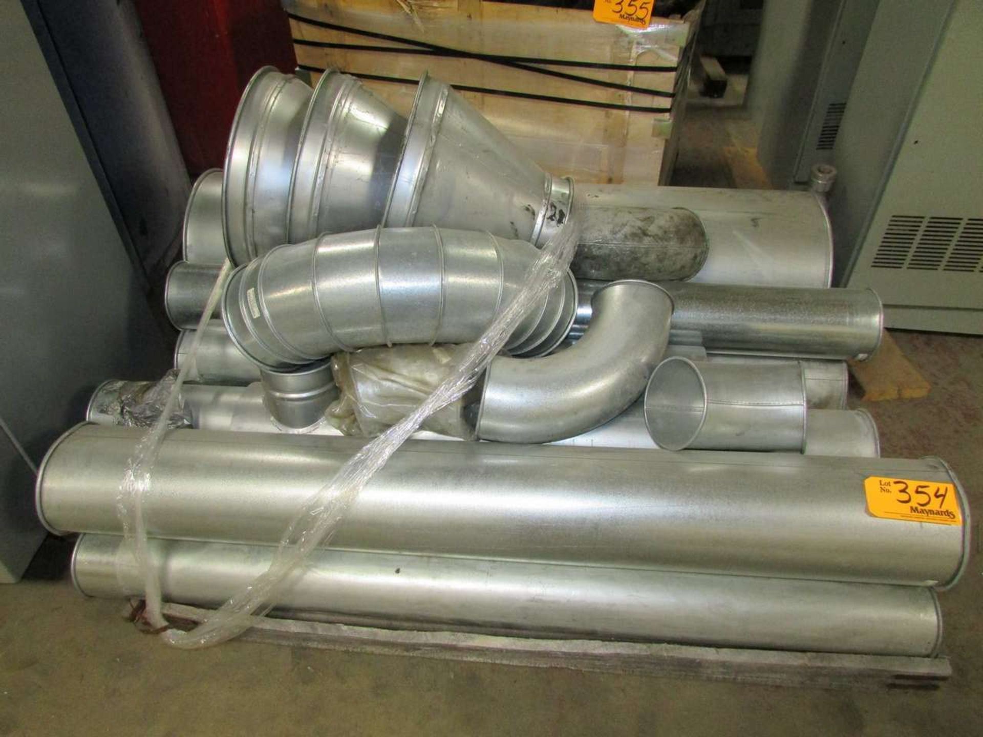 Pallet of Thick Walled Dust Collector Ducting