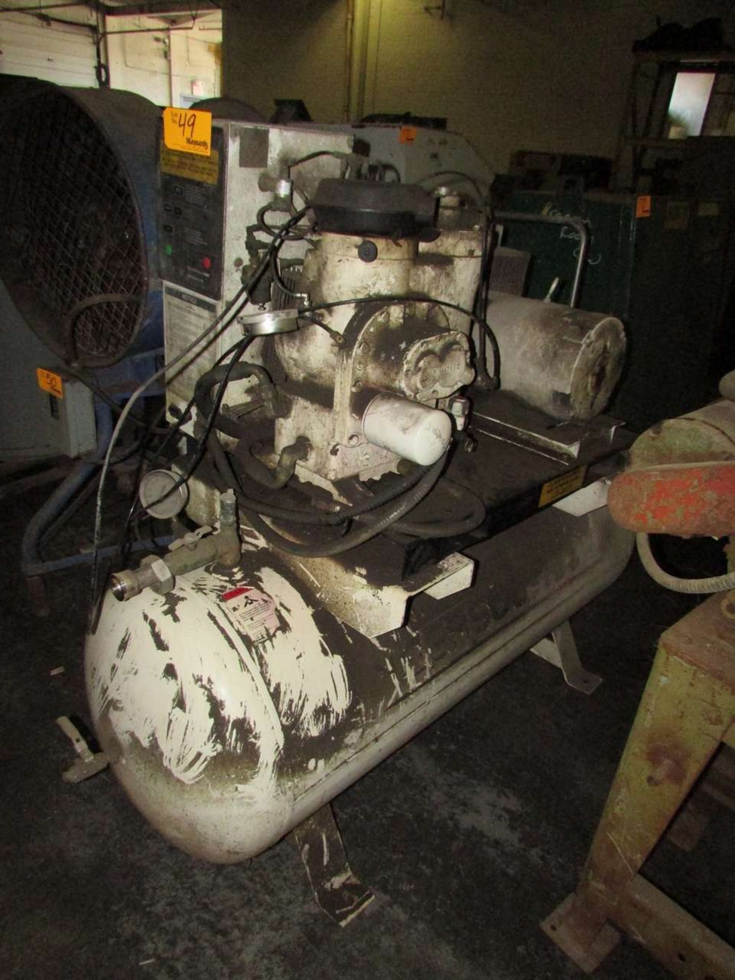 Ingersoll Rand U15HH-SP 15HP Horizontal Tank Mounted Air Compressor