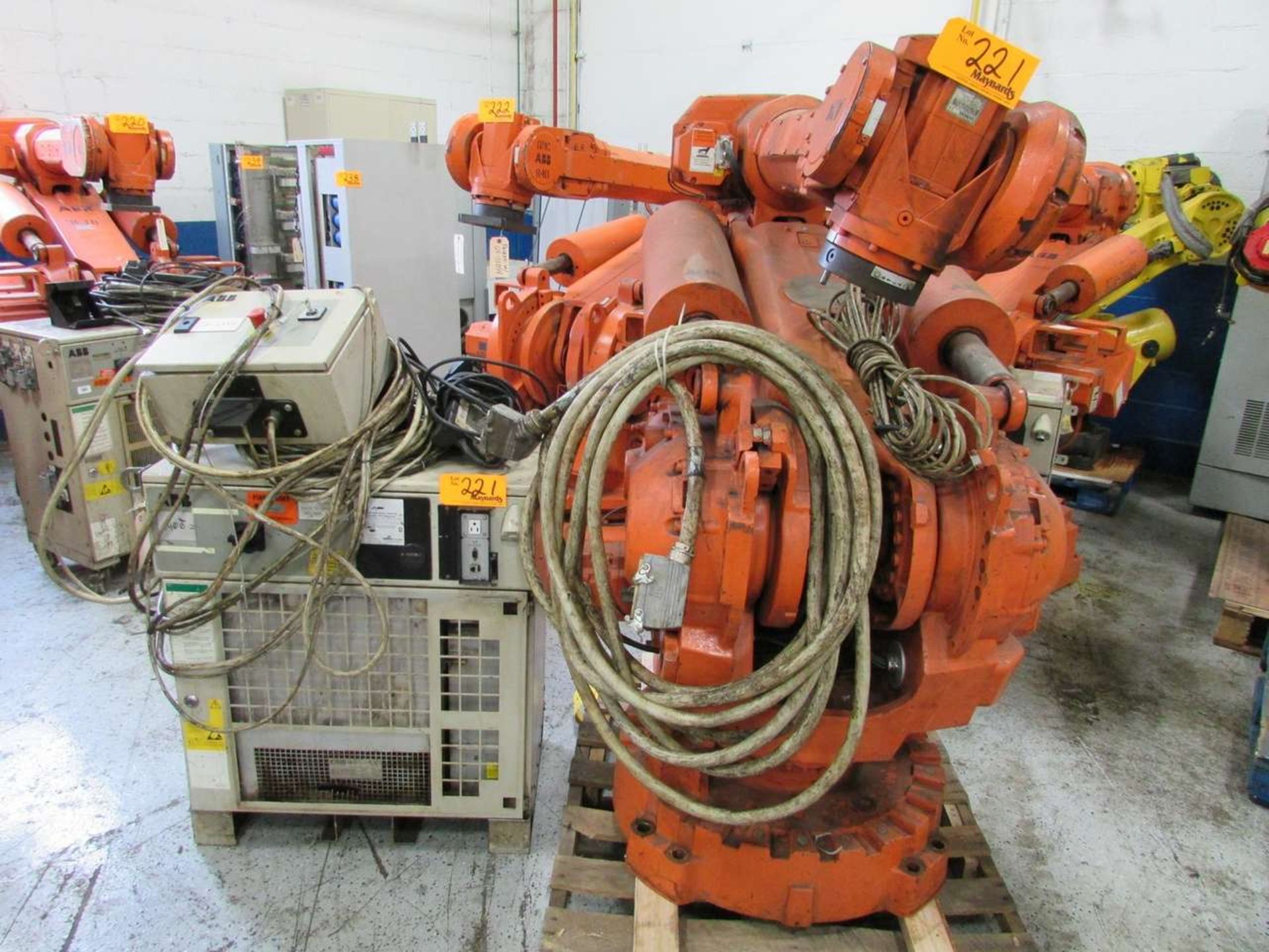 ABB IRB6400/2.4-150 M97 6 Axis Articulating Floor Mounted Robot