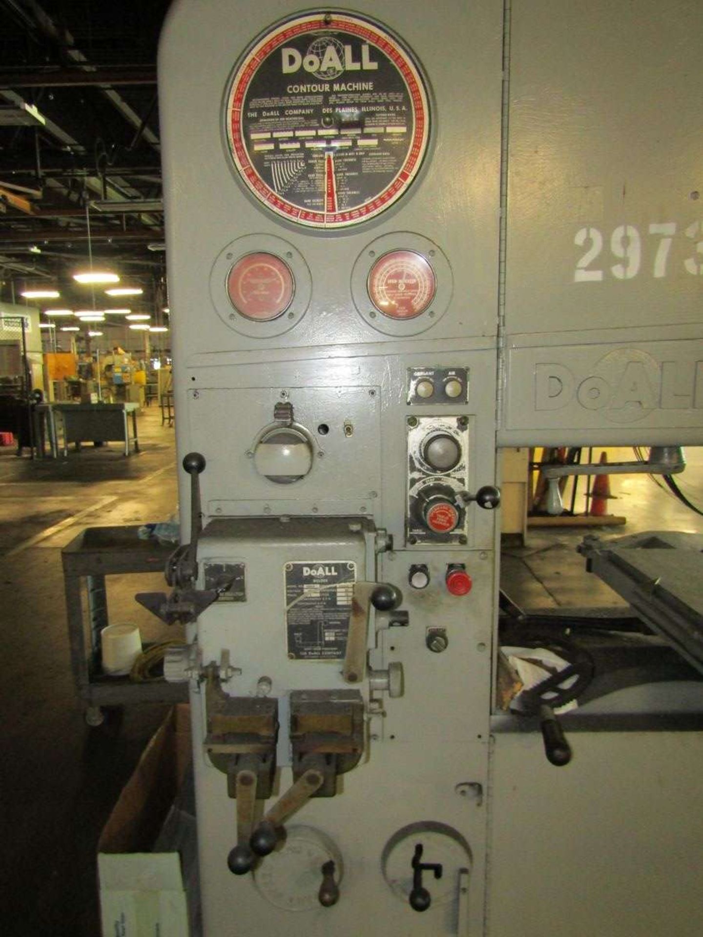 DoAll 2612-2H Vertical Bandsaw - Image 4 of 4