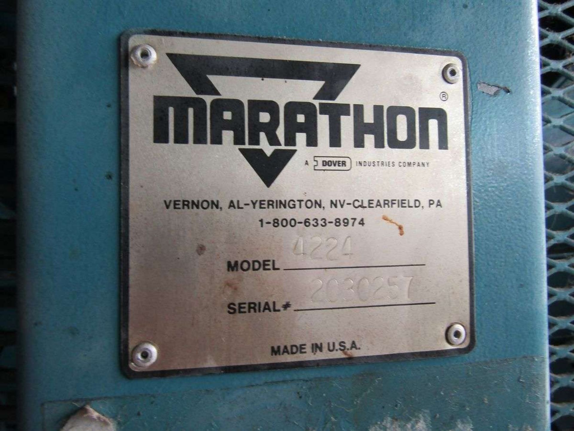 Marathon 4224 Vertical Baler - Image 3 of 6