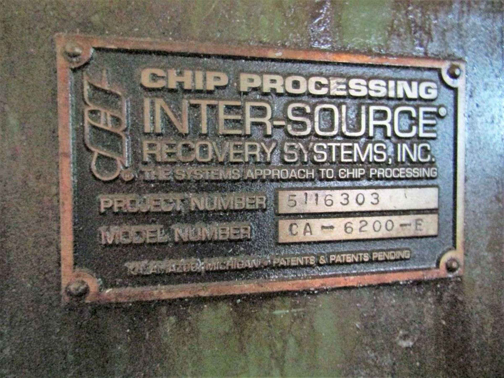 Chip Processing Inter-Source Recovery Systems Inc. CA-6200-E Chip Screening System - Image 4 of 4